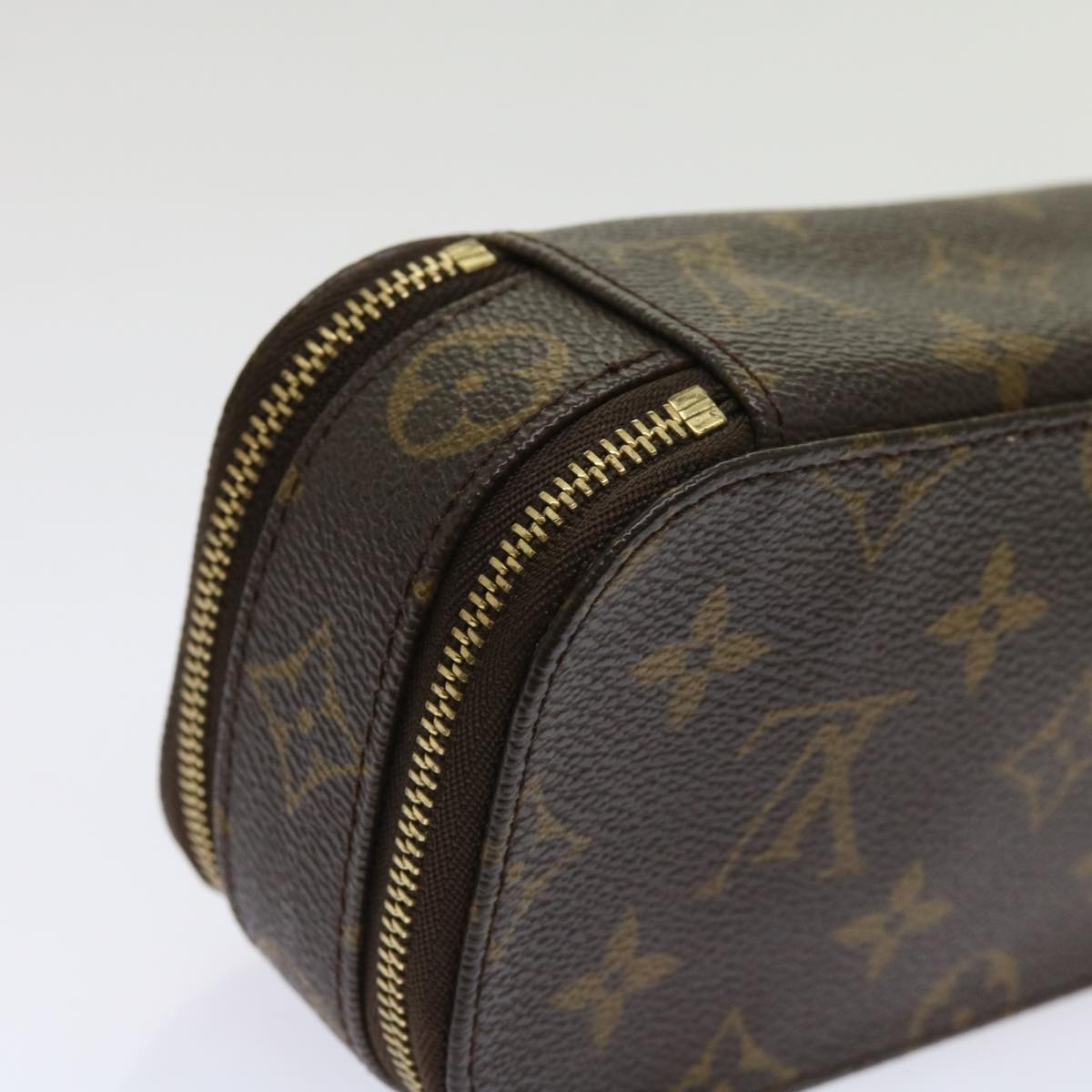 LOUIS VUITTON Monogram Trousse Brush PM Cosmetic Pouch M47510 LV Auth 64516