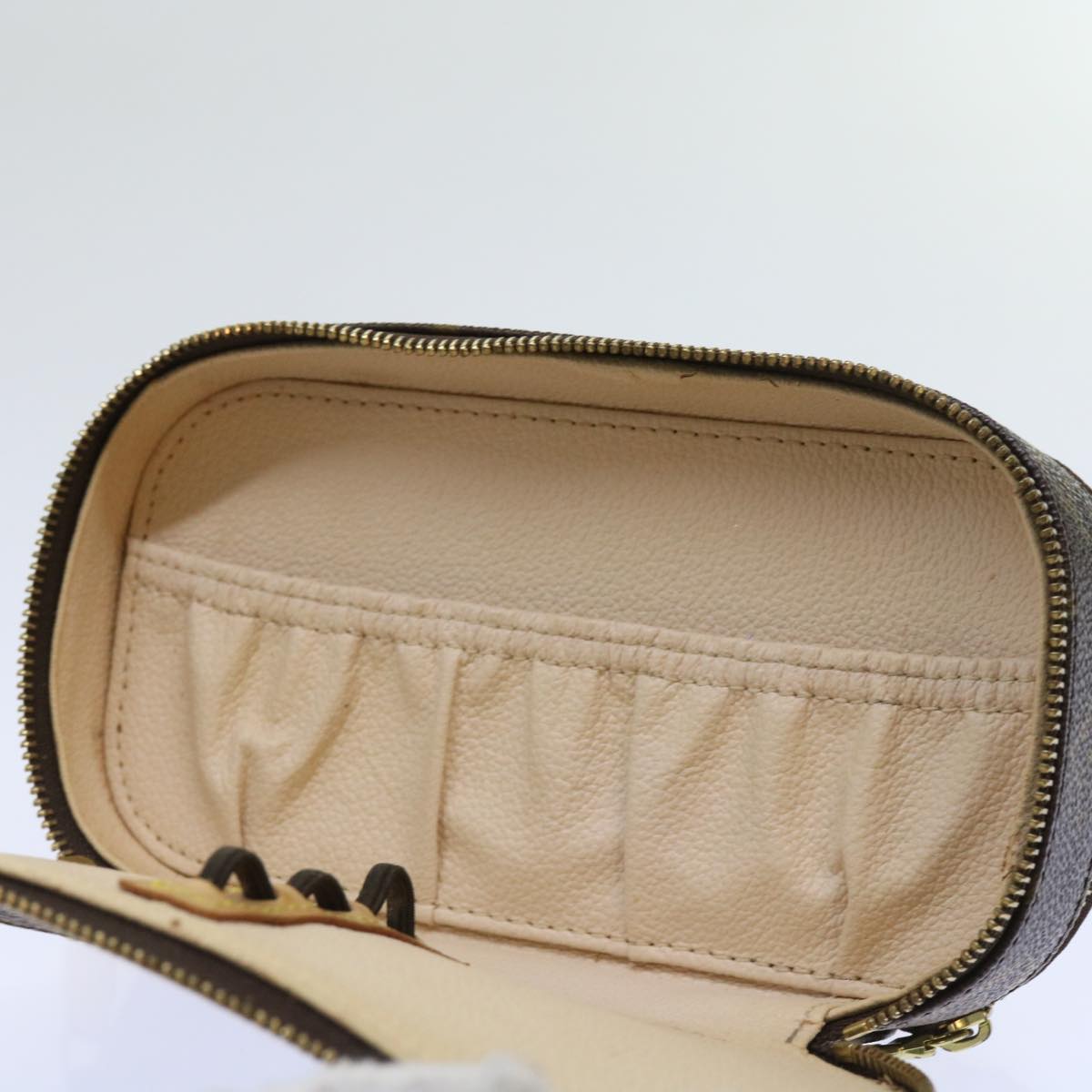 LOUIS VUITTON Monogram Trousse Brush PM Cosmetic Pouch M47510 LV Auth 64516