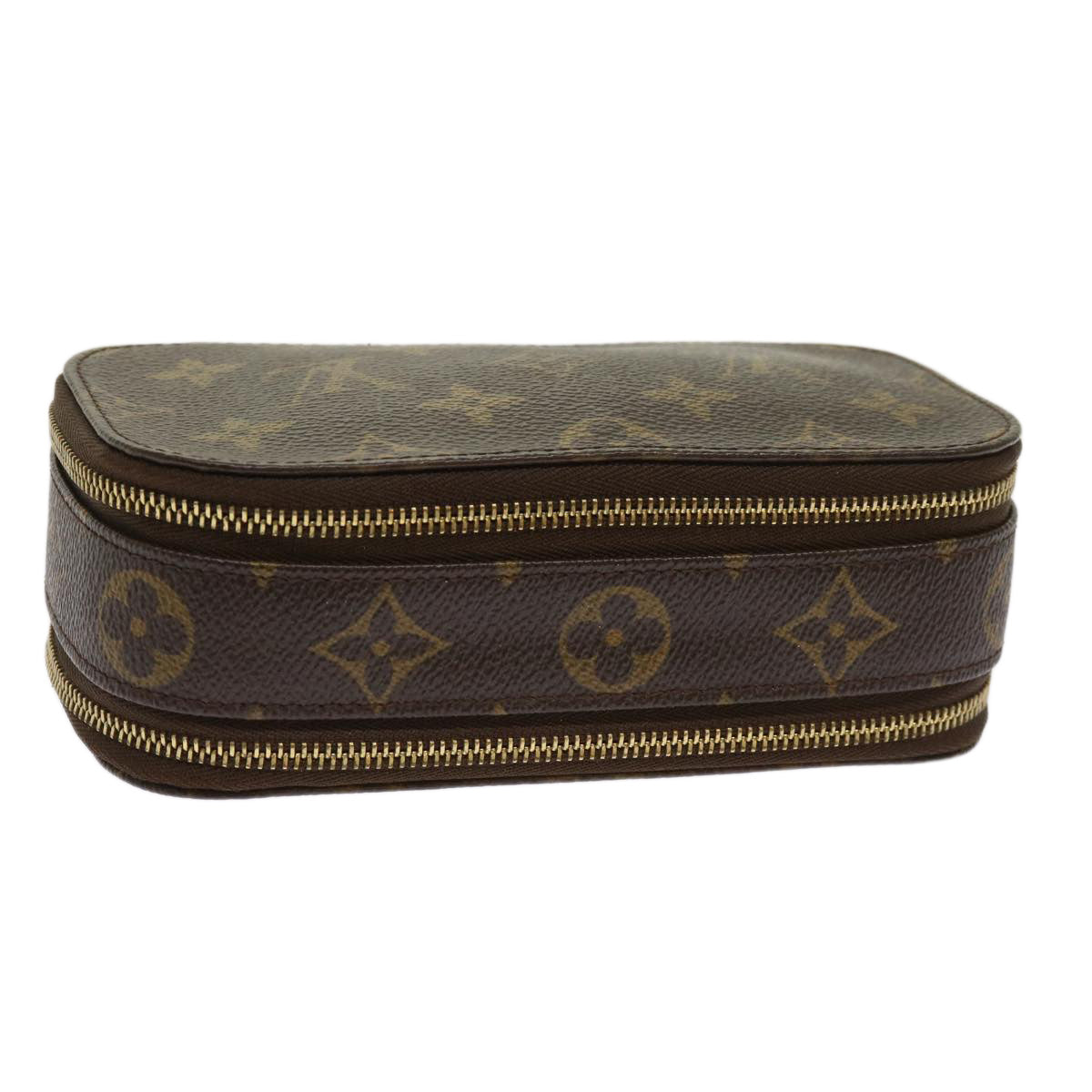 LOUIS VUITTON Monogram Trousse Brush PM Cosmetic Pouch M47510 LV Auth 64516