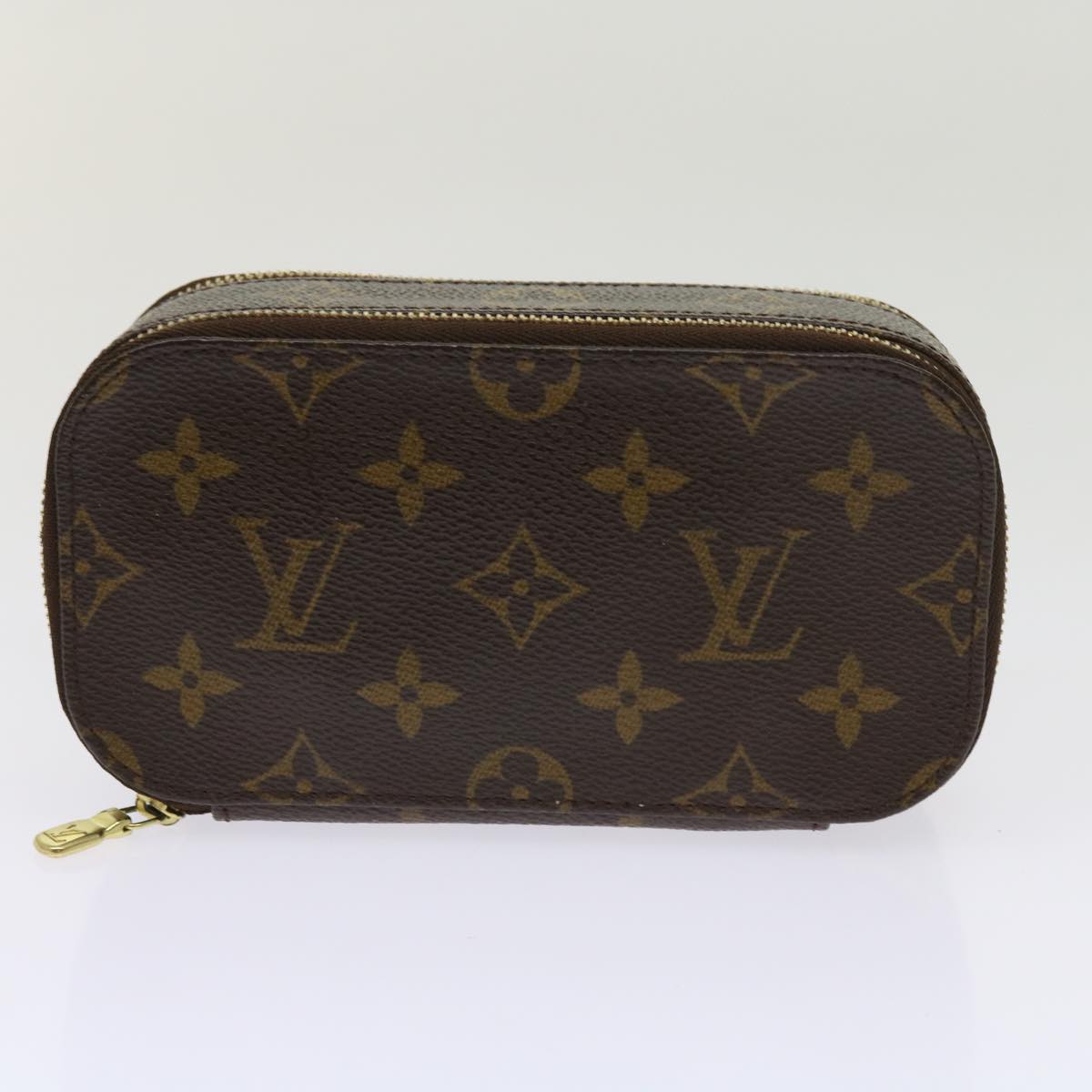 LOUIS VUITTON Monogram Trousse Brush PM Cosmetic Pouch M47510 LV Auth 64516