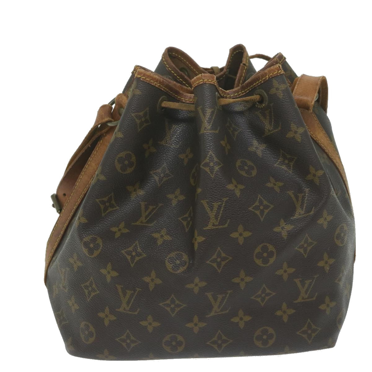 LOUIS VUITTON Monogram Petit Noe Shoulder Bag M42226 LV Auth 64565