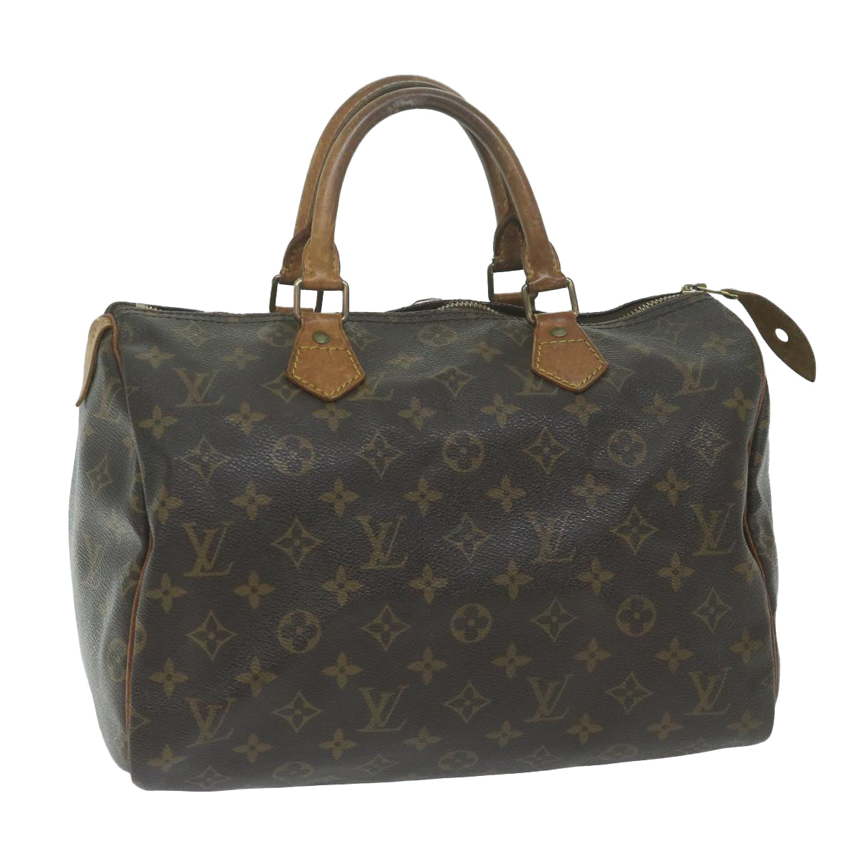 LOUIS VUITTON Monogram Speedy 30 Hand Bag M41526 LV Auth 64578