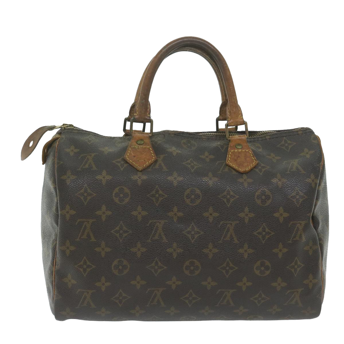 LOUIS VUITTON Monogram Speedy 30 Hand Bag M41526 LV Auth 64578