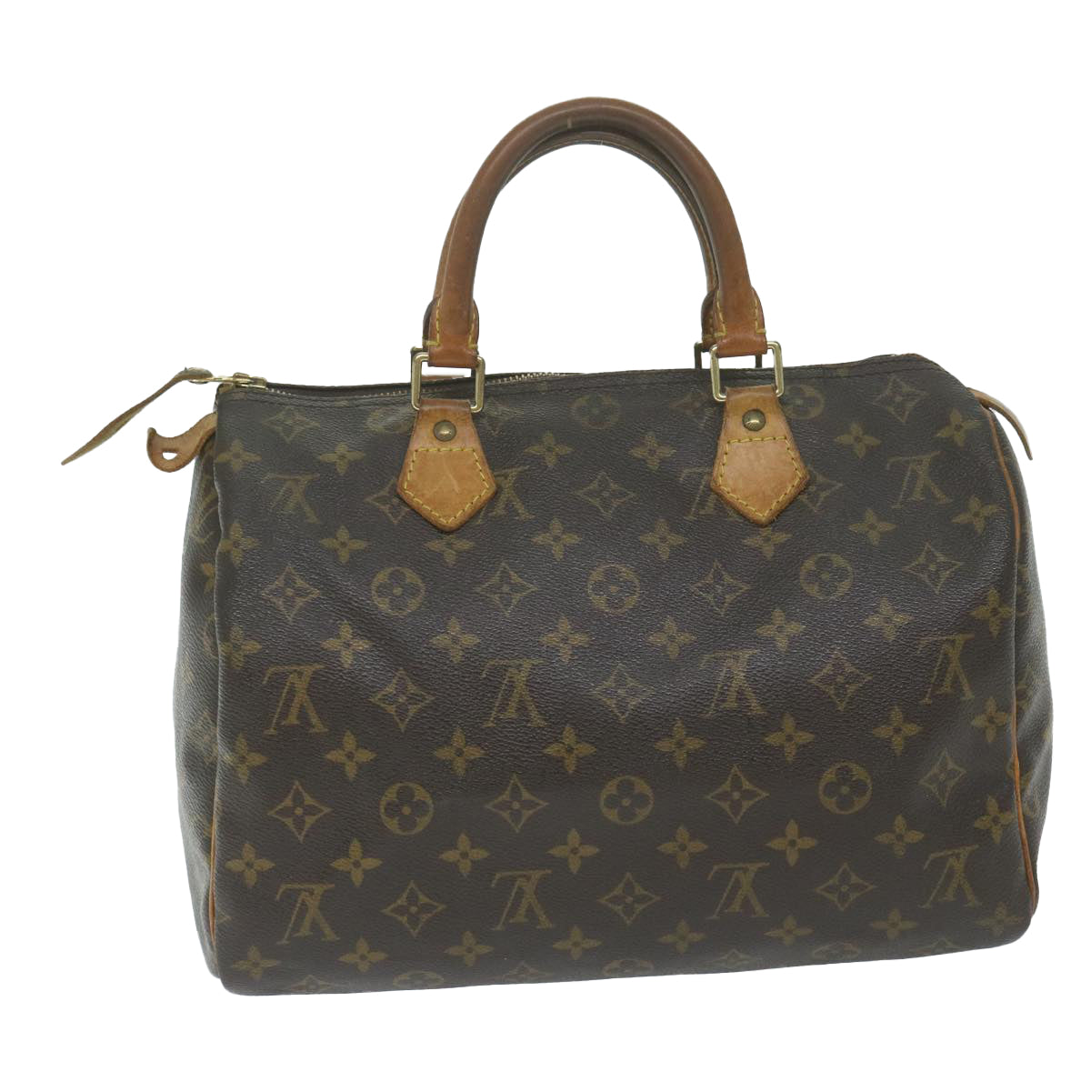 LOUIS VUITTON Monogram Speedy 30 Hand Bag M41526 LV Auth 64579