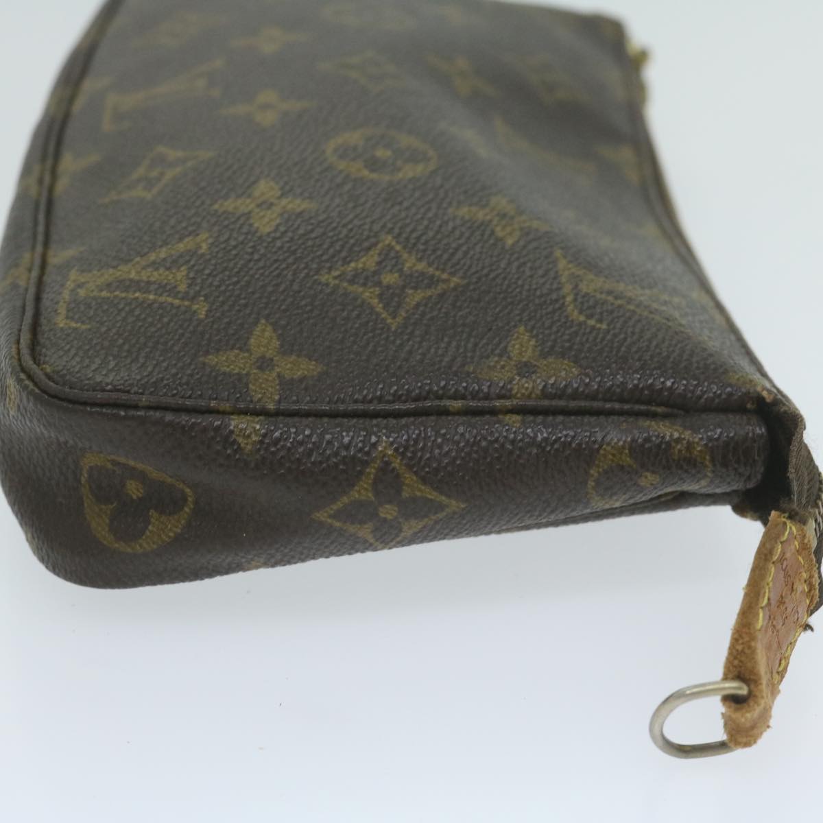 LOUIS VUITTON Monogram Pochette Accessoires Pouch M51980 LV Auth 64660