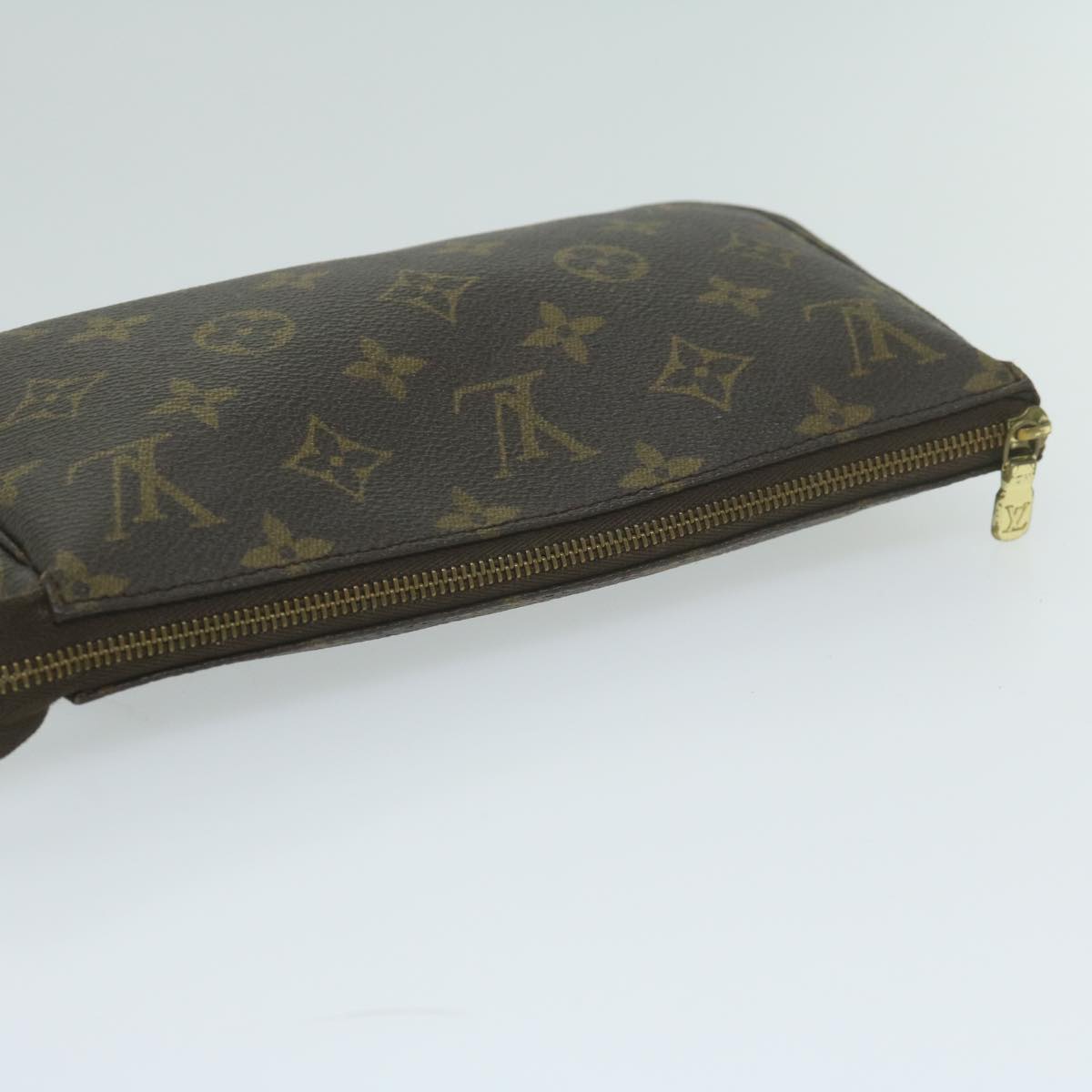 LOUIS VUITTON Monogram Pochette Accessoires Pouch M51980 LV Auth 64660