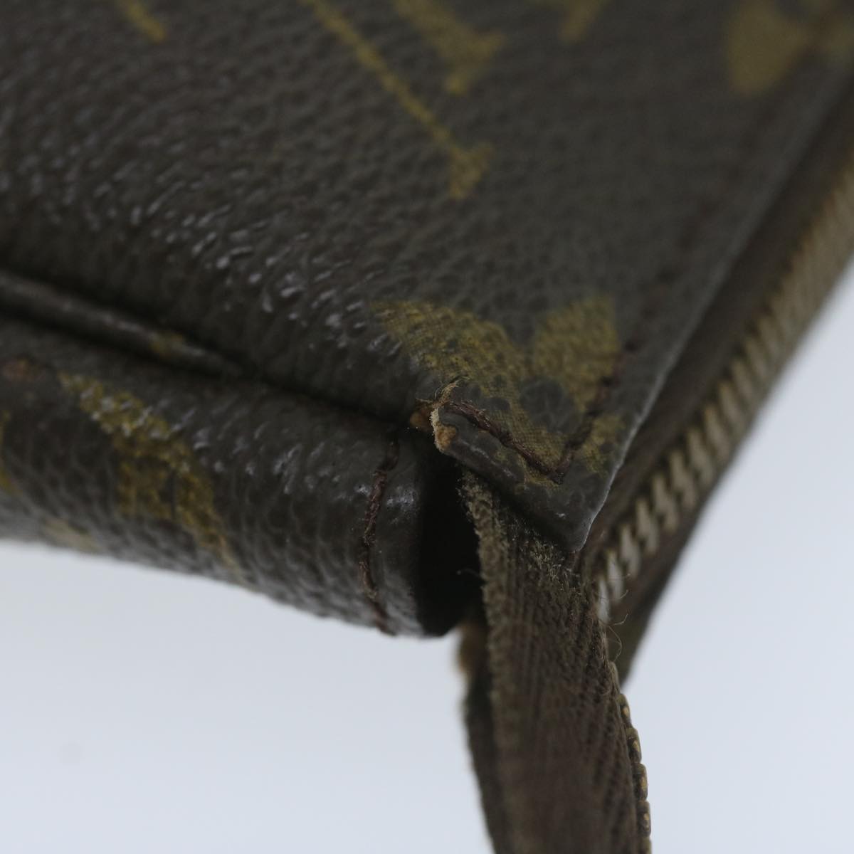 LOUIS VUITTON Monogram Pochette Accessoires Pouch M51980 LV Auth 64660