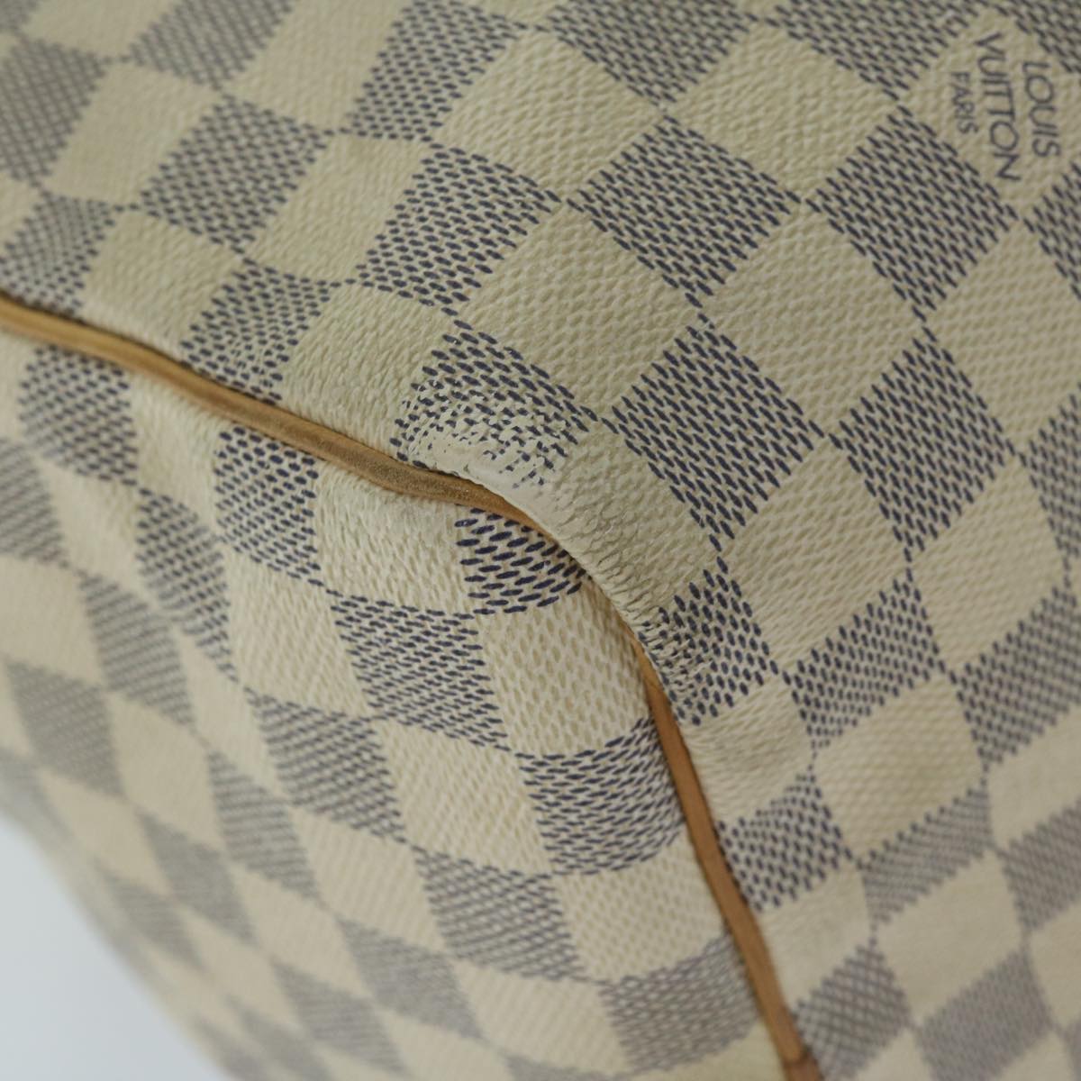 LOUIS VUITTON Damier Azur Speedy 30 Hand Bag N41533 LV Auth 64673