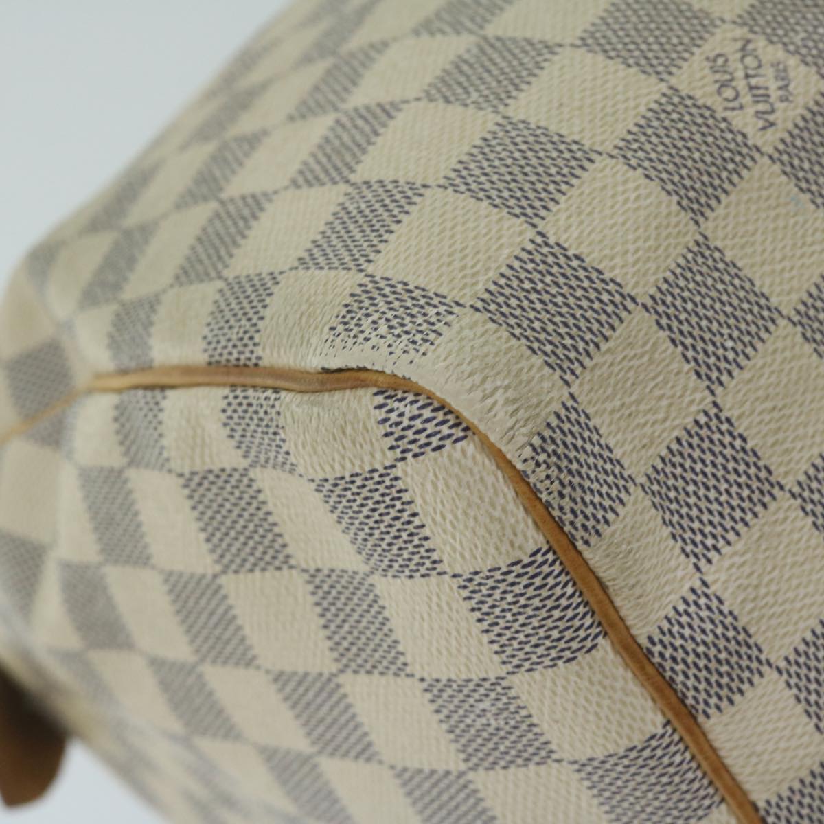 LOUIS VUITTON Damier Azur Speedy 30 Hand Bag N41533 LV Auth 64673