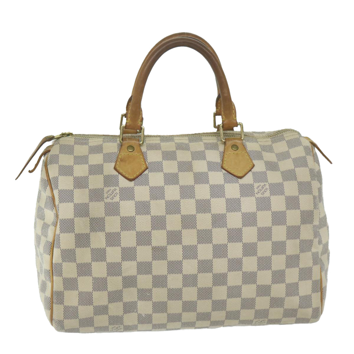 LOUIS VUITTON Damier Azur Speedy 30 Hand Bag N41533 LV Auth 64673