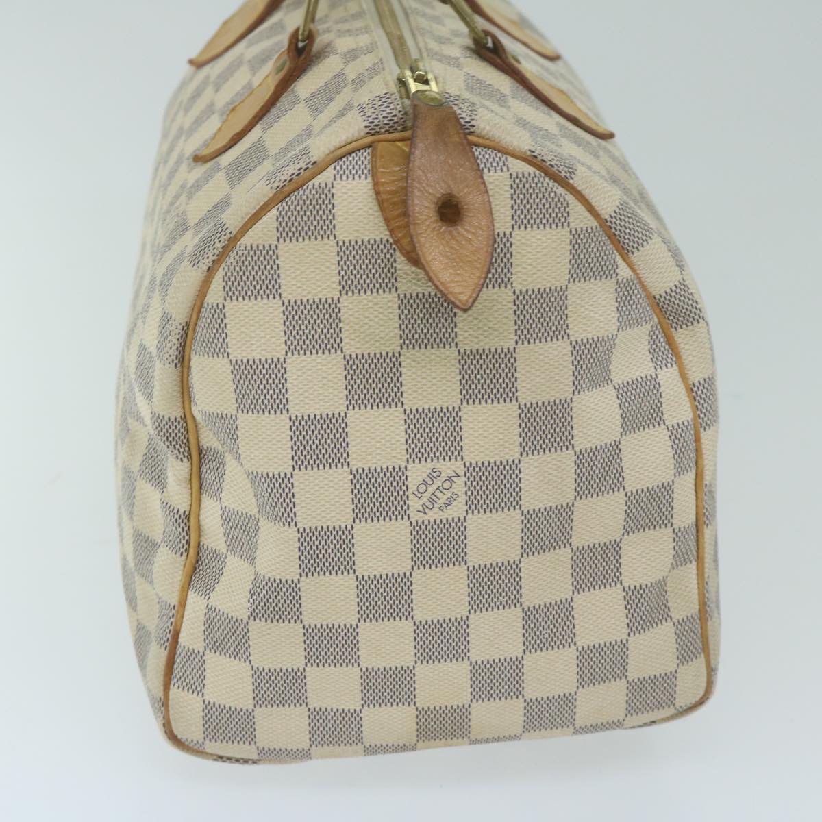 LOUIS VUITTON Damier Azur Speedy 30 Hand Bag N41533 LV Auth 64673