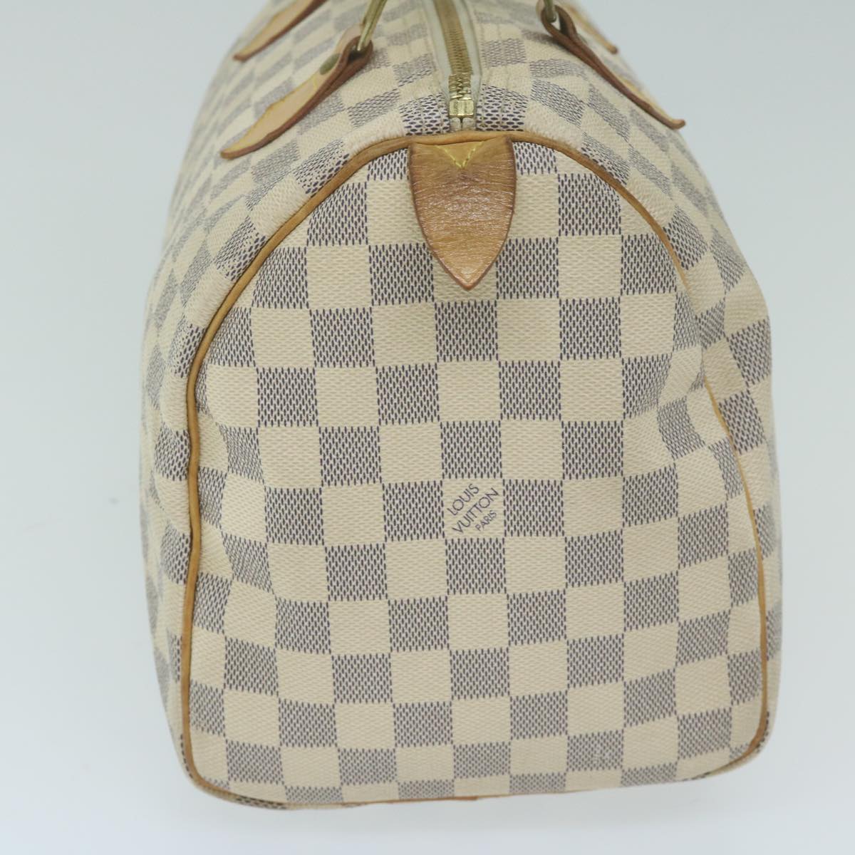 LOUIS VUITTON Damier Azur Speedy 30 Hand Bag N41533 LV Auth 64673