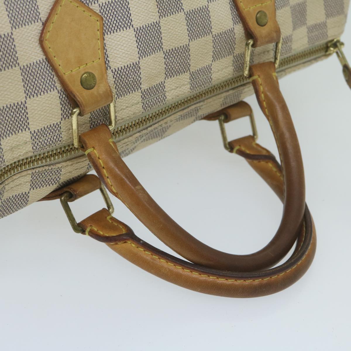 LOUIS VUITTON Damier Azur Speedy 30 Hand Bag N41533 LV Auth 64673