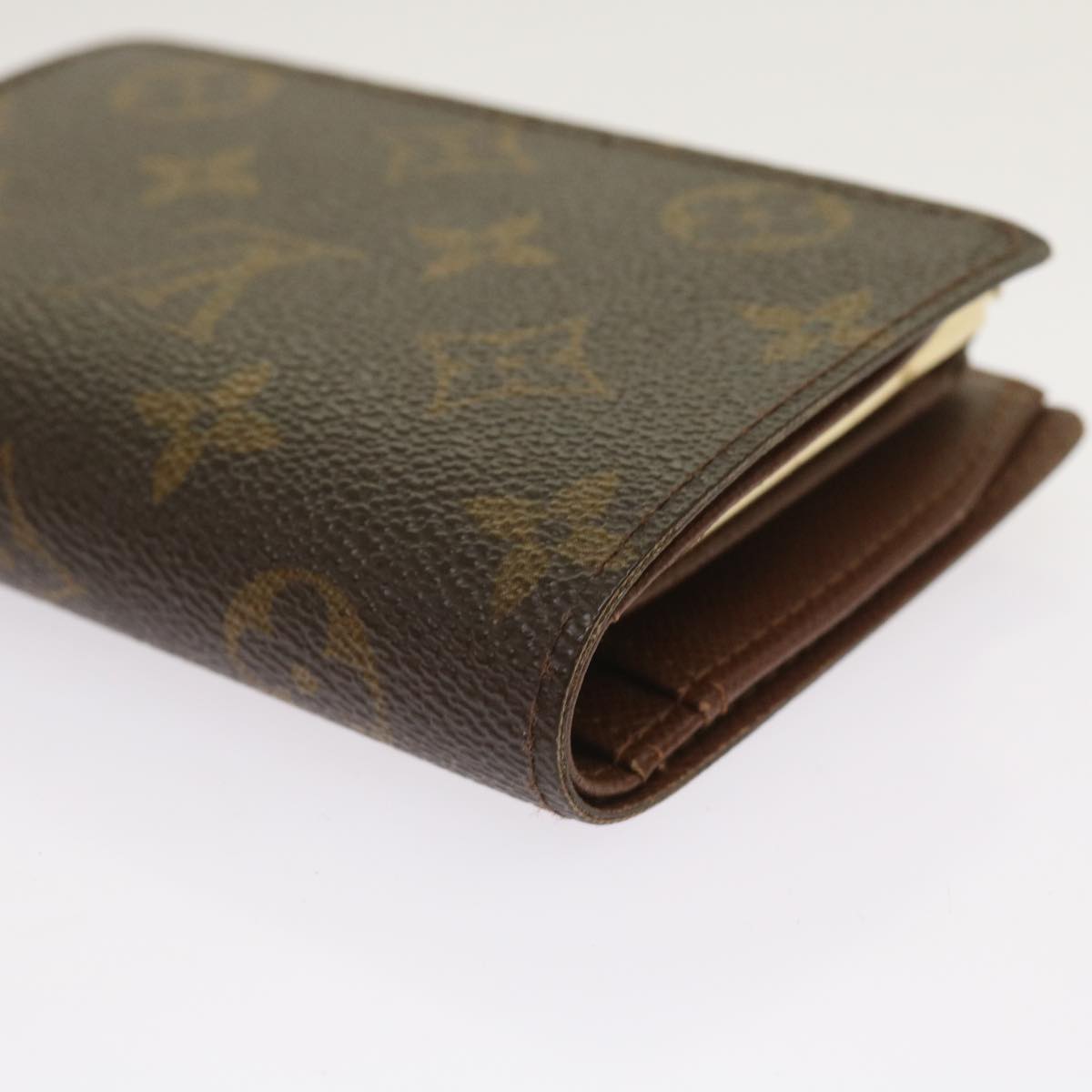 LOUIS VUITTON Monogram Porte Monnaie Billets Viennois Wallet M61663 Auth 64782