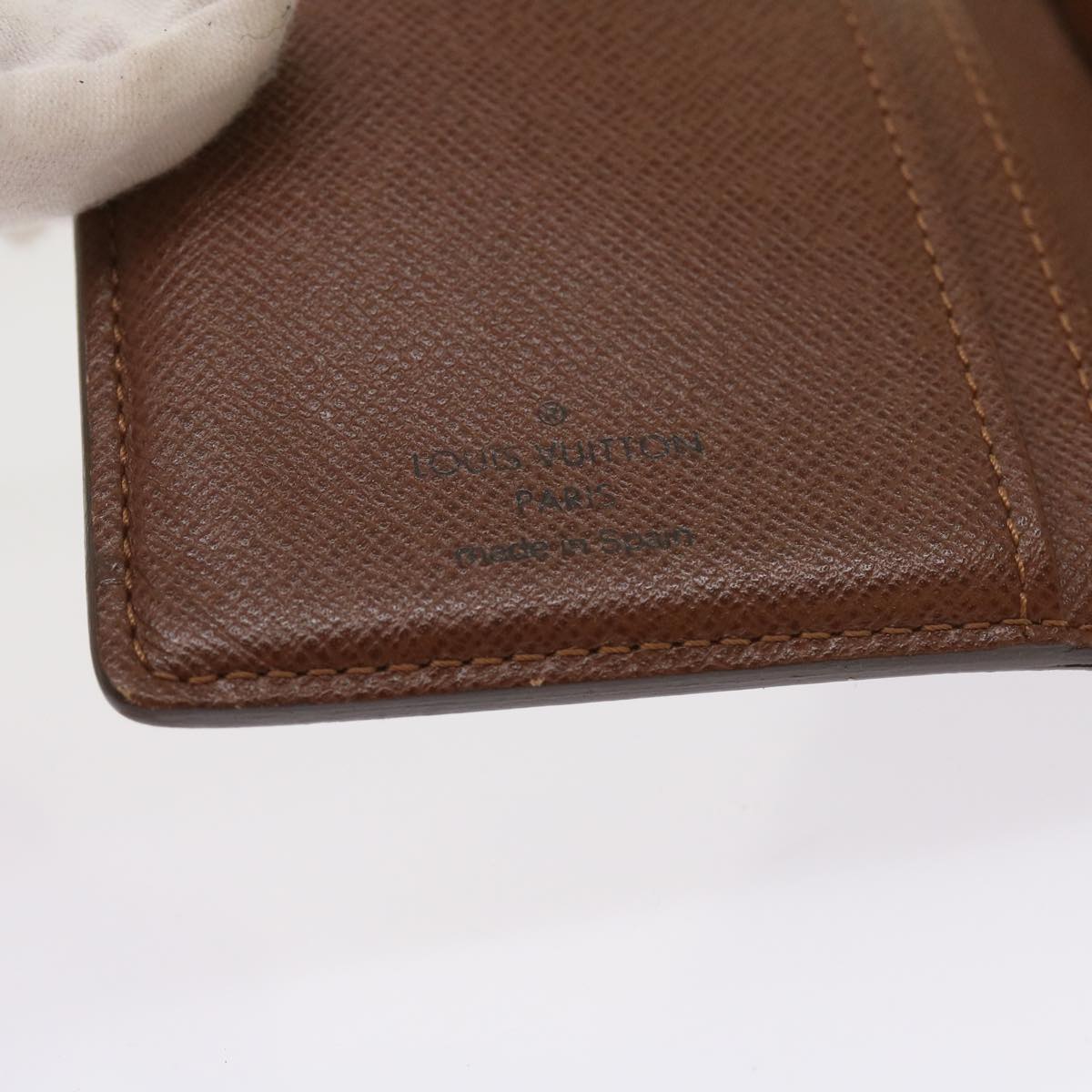 LOUIS VUITTON Monogram Porte Monnaie Billets Viennois Wallet M61663 Auth 64782