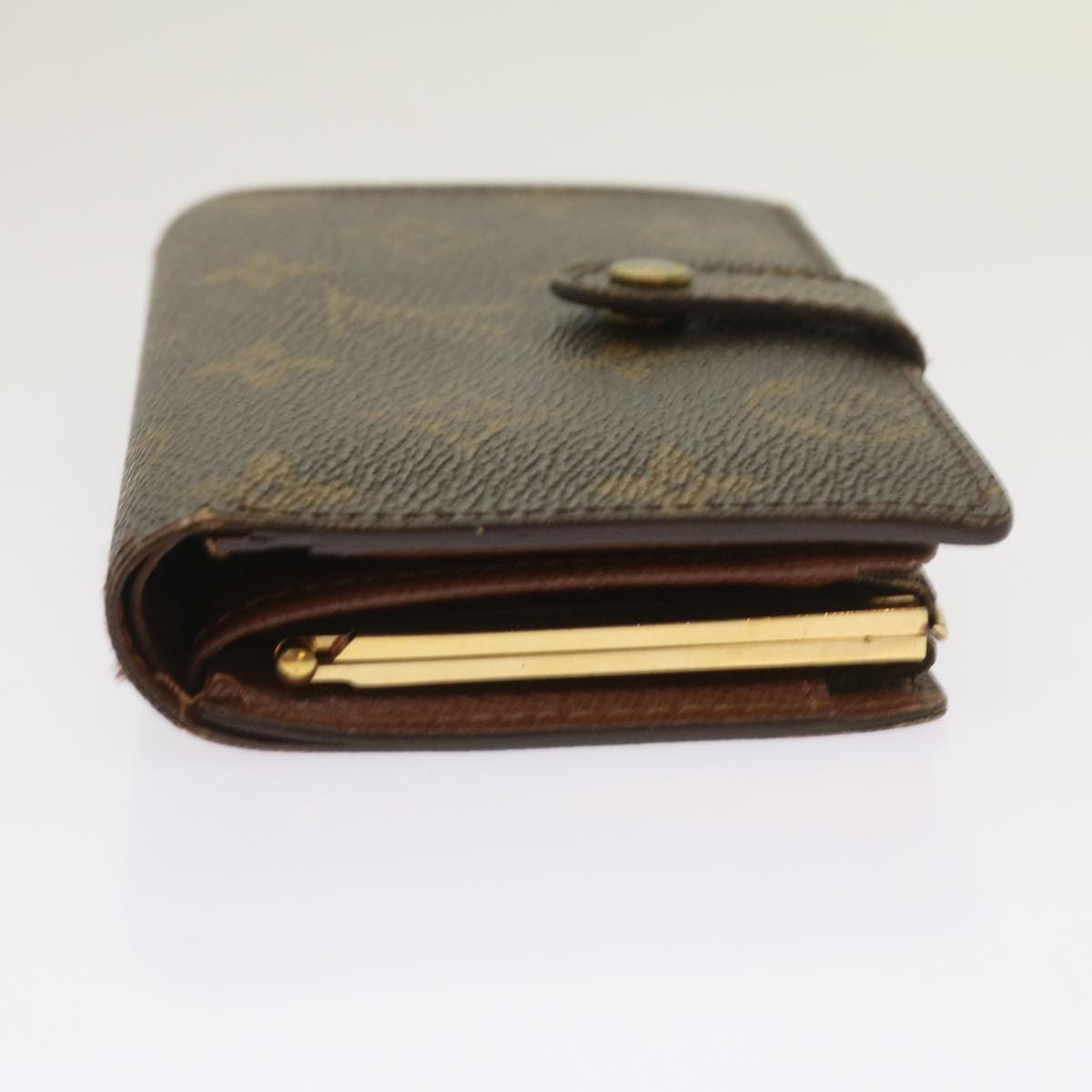 LOUIS VUITTON Monogram Porte Monnaie Billets Viennois Wallet M61663 Auth 64782