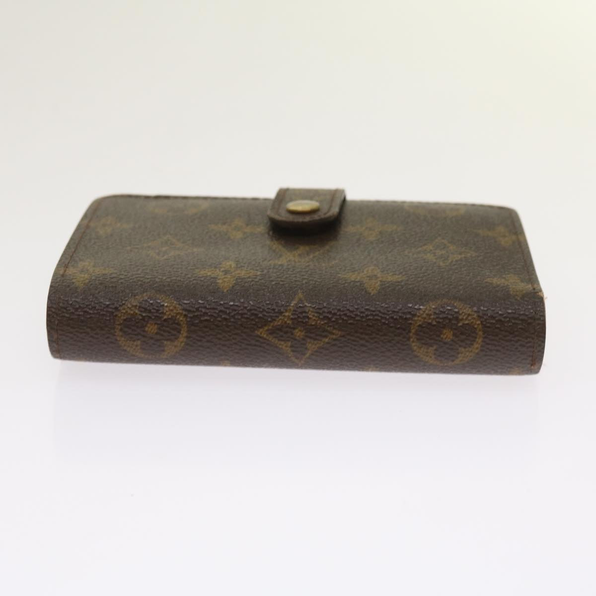 LOUIS VUITTON Monogram Porte Monnaie Billets Viennois Wallet M61663 Auth 64782