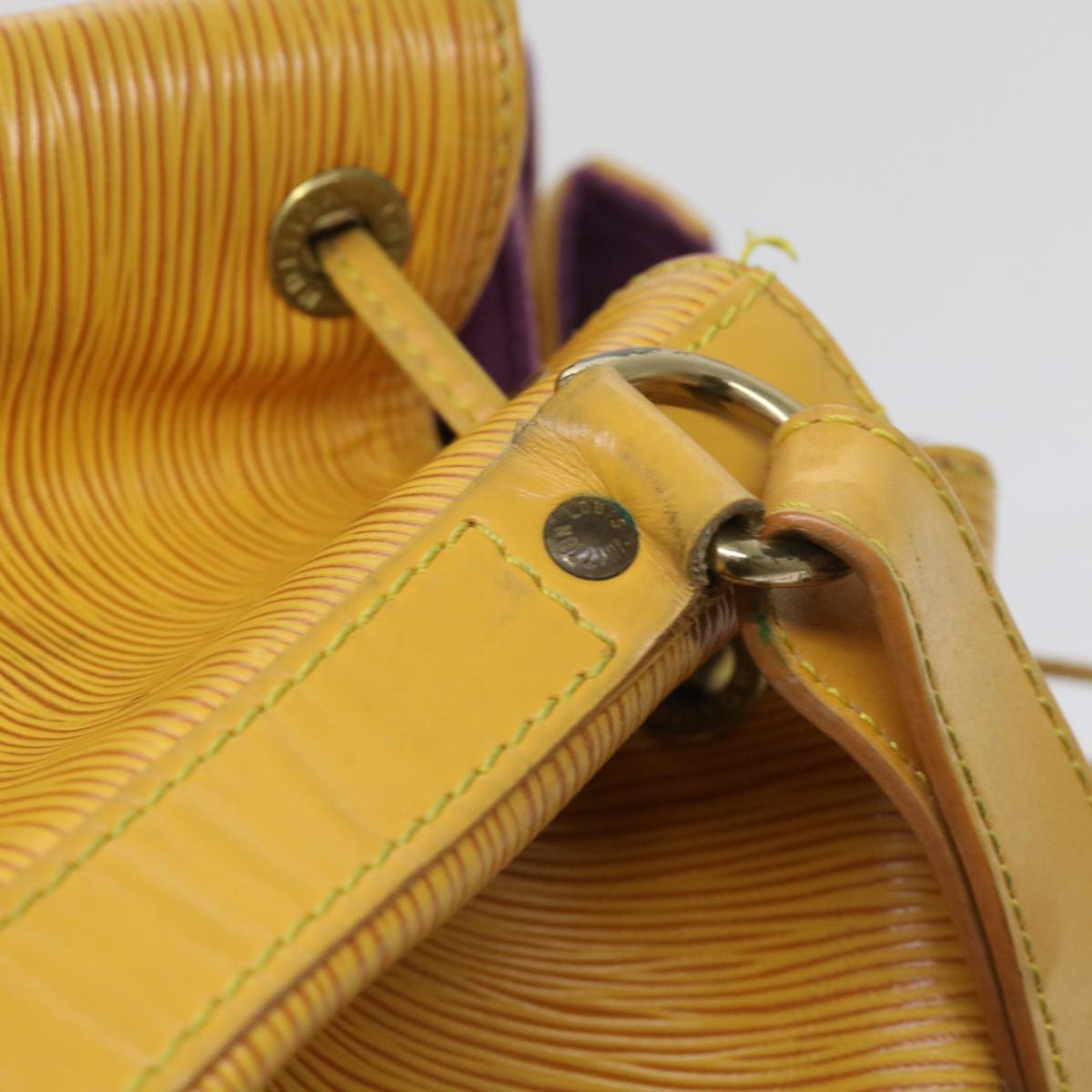 LOUIS VUITTON Epi Noe Shoulder Bag Tassili Yellow M44009 LV Auth 64832