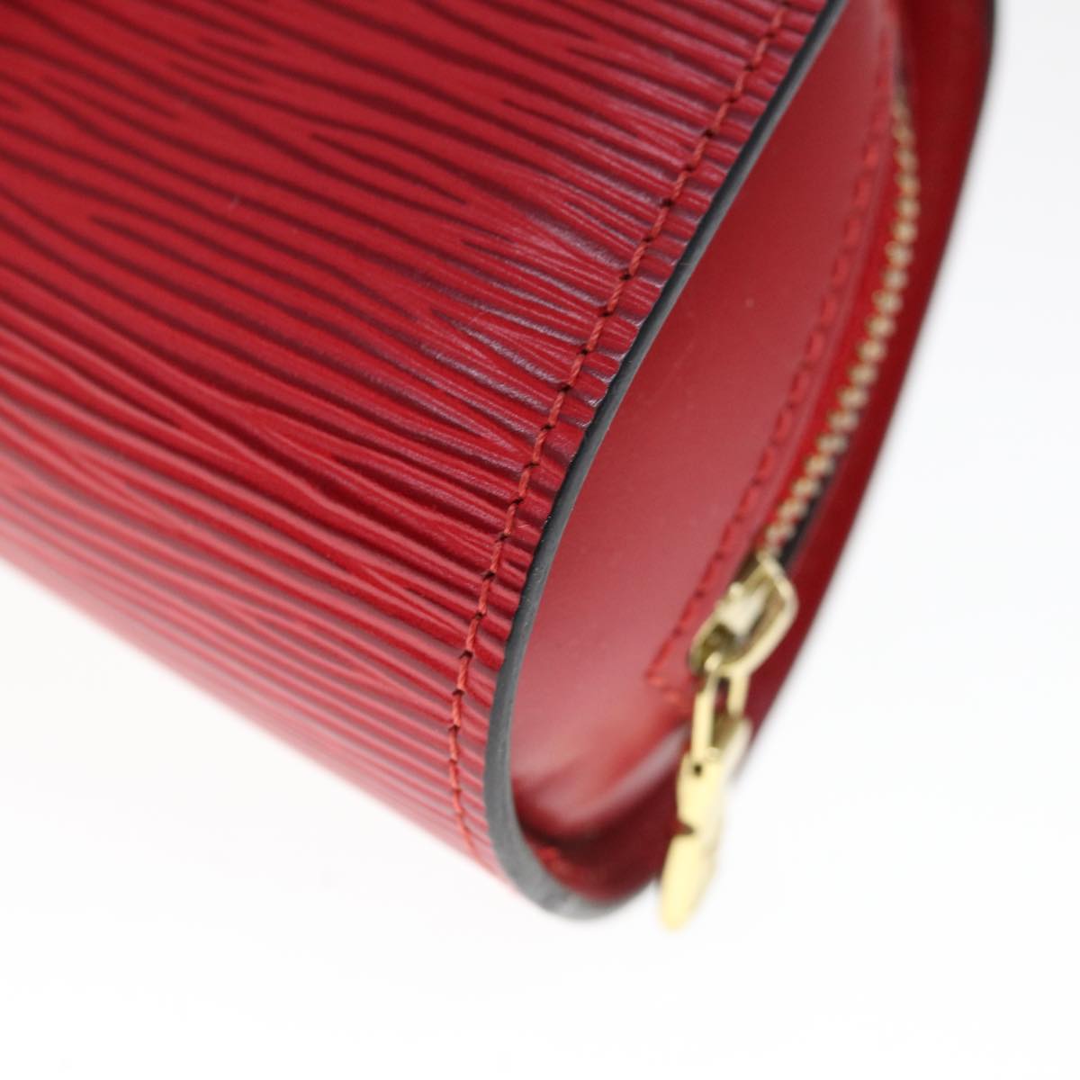 LOUIS VUITTON Epi Dauphine PM Pouch Red M48447 LV Auth 64908