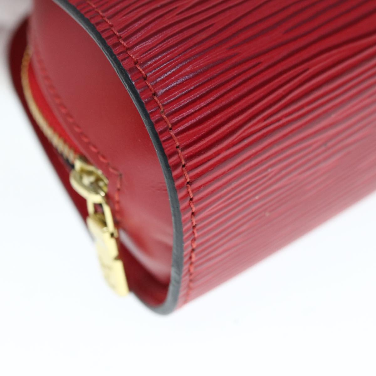 LOUIS VUITTON Epi Dauphine PM Pouch Red M48447 LV Auth 64908