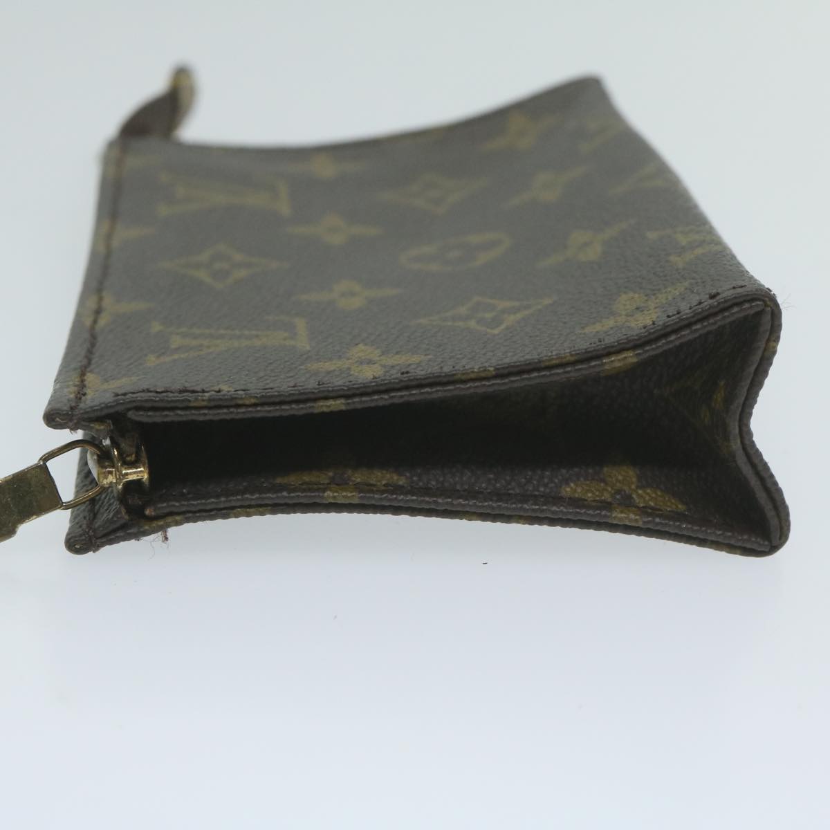 LOUIS VUITTON Monogram Poche Toilette 15 Pouch M47546 LV Auth 64921