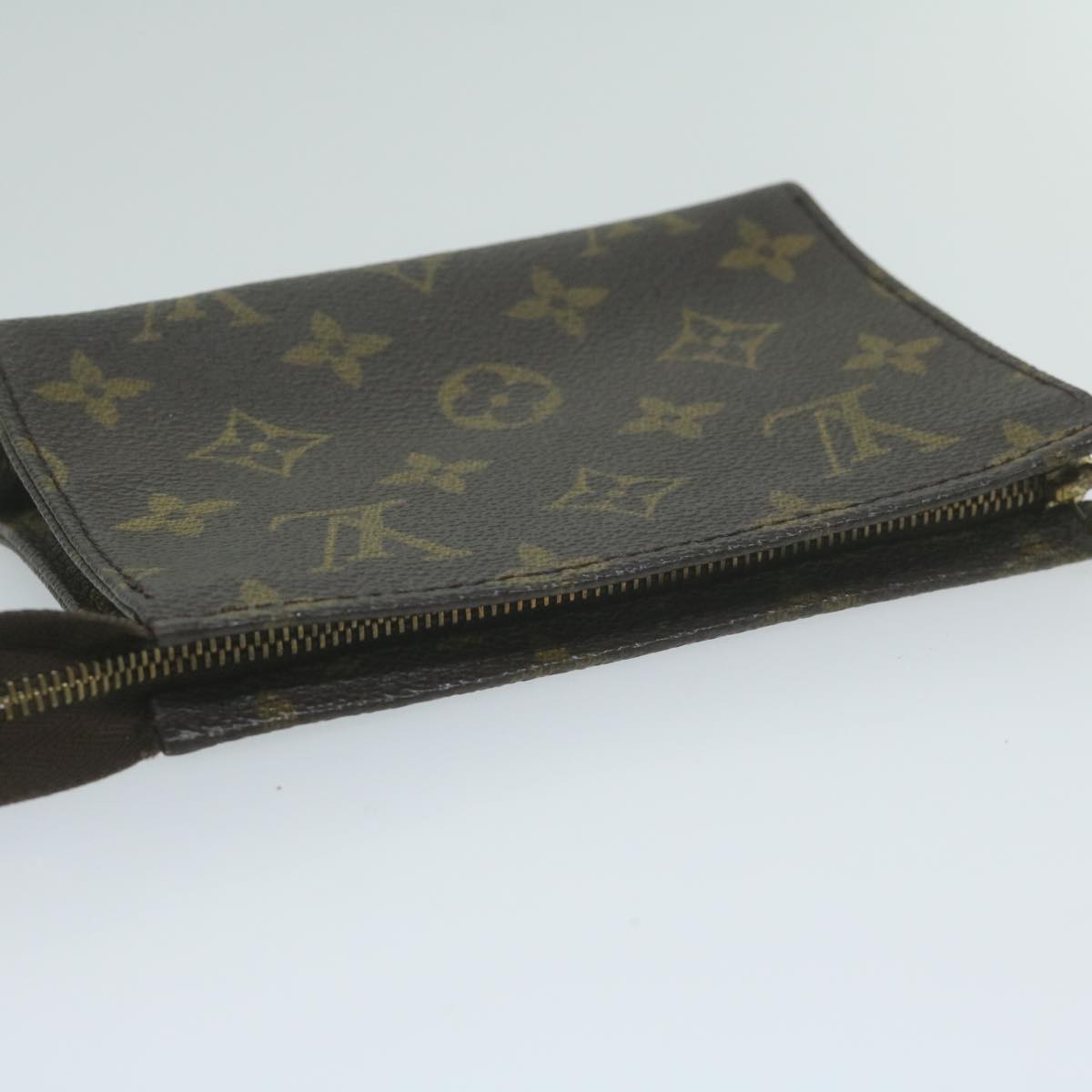 LOUIS VUITTON Monogram Poche Toilette 15 Pouch M47546 LV Auth 64921