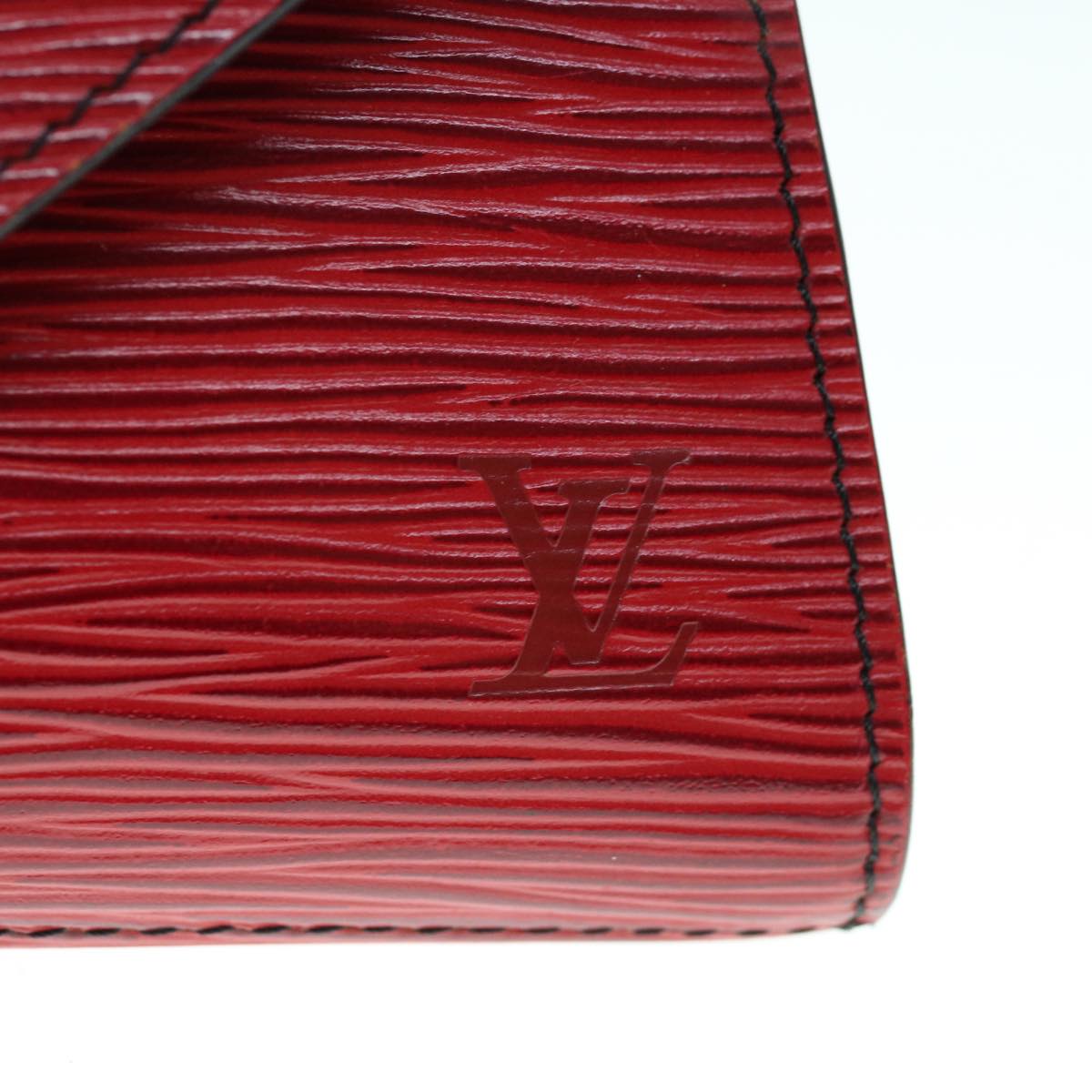 LOUIS VUITTON Epi Art Deco Clutch Bag Red M52637 LV Auth 64923