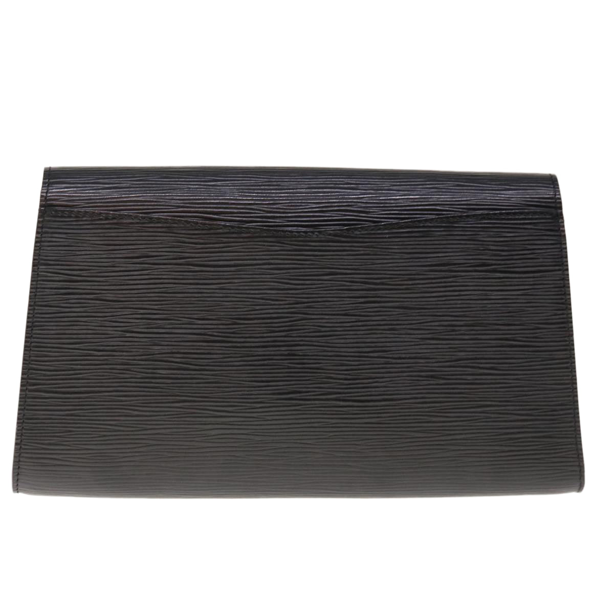 LOUIS VUITTON Epi Art Deco Clutch Bag Black M52632 LV Auth 64927