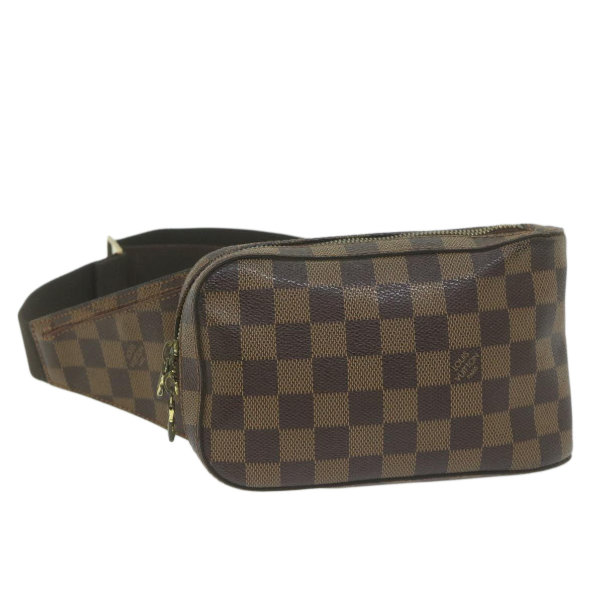 LOUIS VUITTON Damier Ebene Geronimos Shoulder Bag N51994 LV Auth 64932