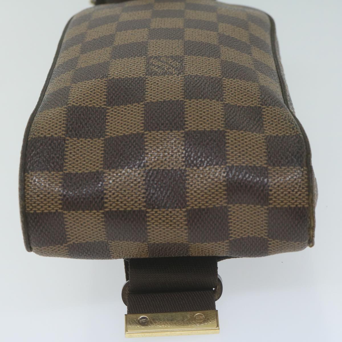 LOUIS VUITTON Damier Ebene Geronimos Shoulder Bag N51994 LV Auth 64932