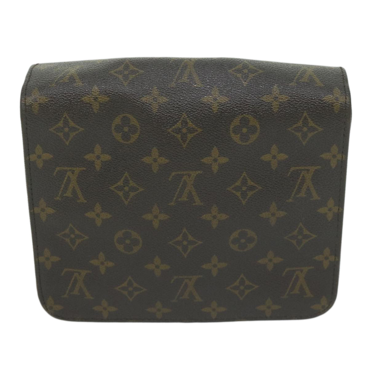 LOUIS VUITTON Monogram Cartouchiere MM Shoulder Bag M51253 LV Auth 64946