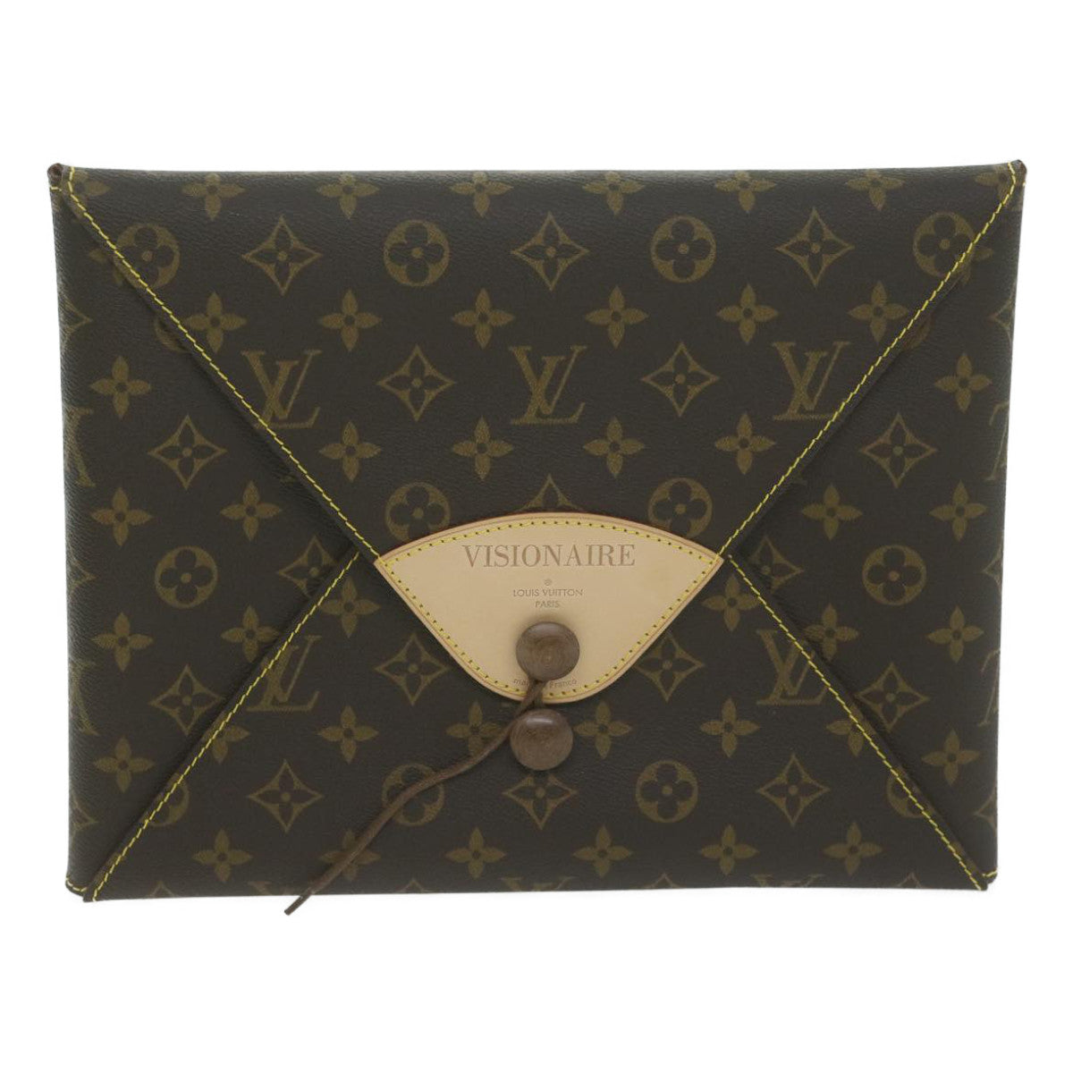 LOUIS VUITTON Monogram Visionaire Briefcase M99045 LV Auth 64950SM