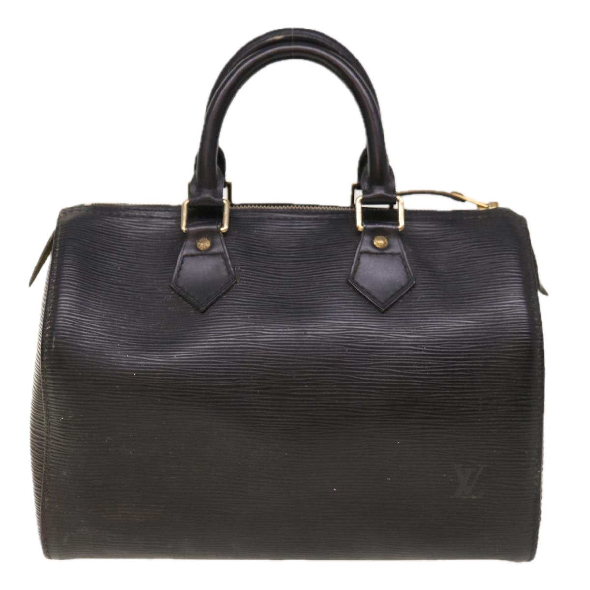 LOUIS VUITTON Epi Speedy 25 Hand Bag Black M43012 LV Auth 64969