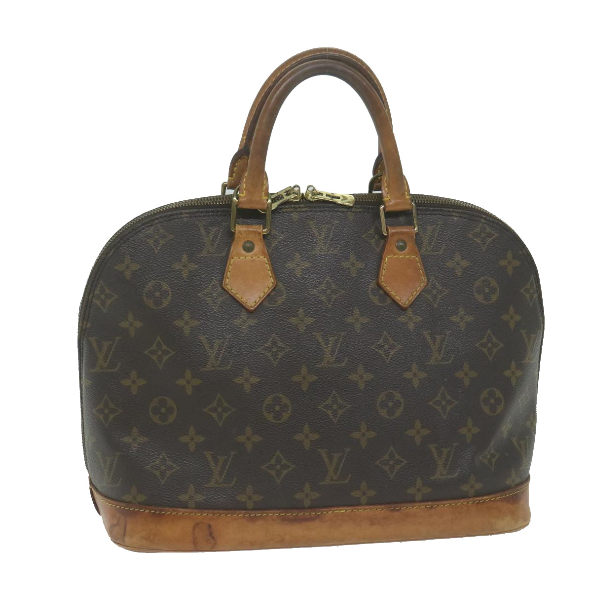 LOUIS VUITTON Monogram Alma Hand Bag M51130 LV Auth 64972