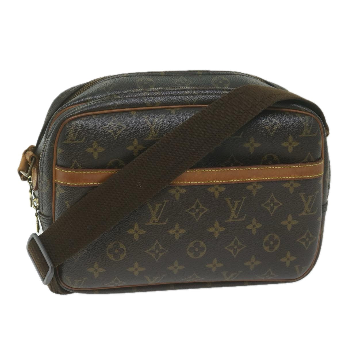 LOUIS VUITTON Monogram Reporter PM Shoulder Bag M45254 LV Auth 64978