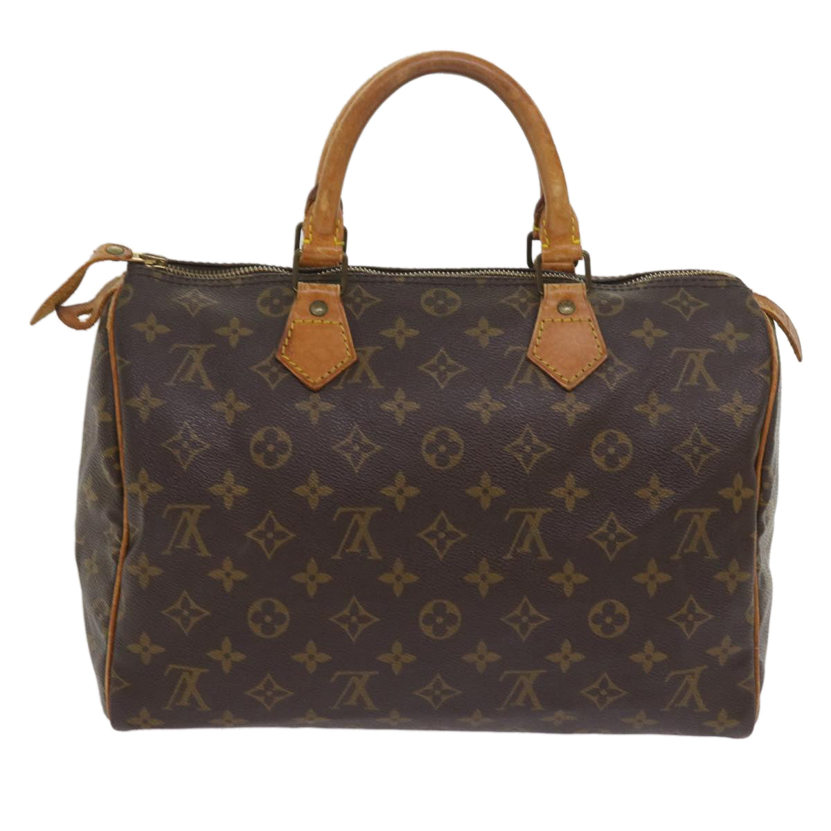 LOUIS VUITTON Monogram Speedy 30 Hand Bag M41526 LV Auth 65003