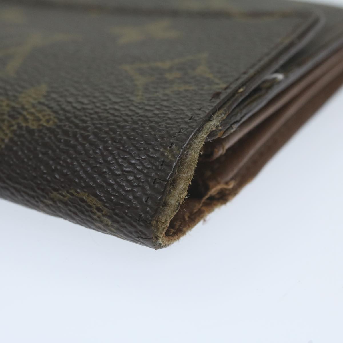 LOUIS VUITTON Monogram Pochette Porte Monnaie Credit Wallet M61725 LV Auth 65040