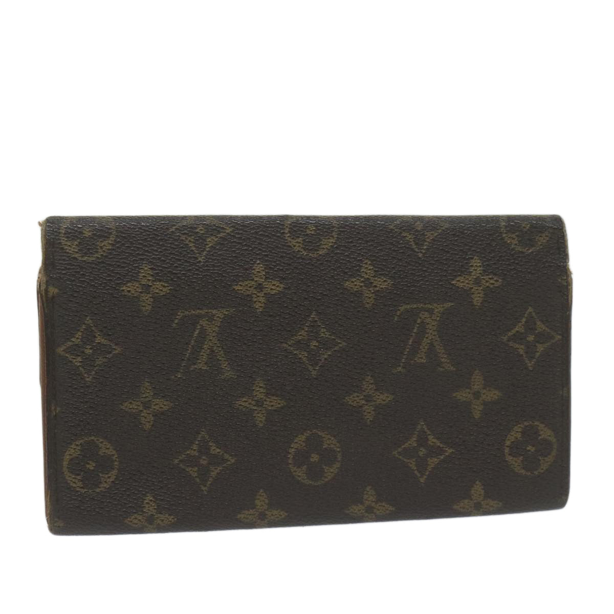 LOUIS VUITTON Monogram Pochette Porte Monnaie Credit Wallet M61725 LV Auth 65040