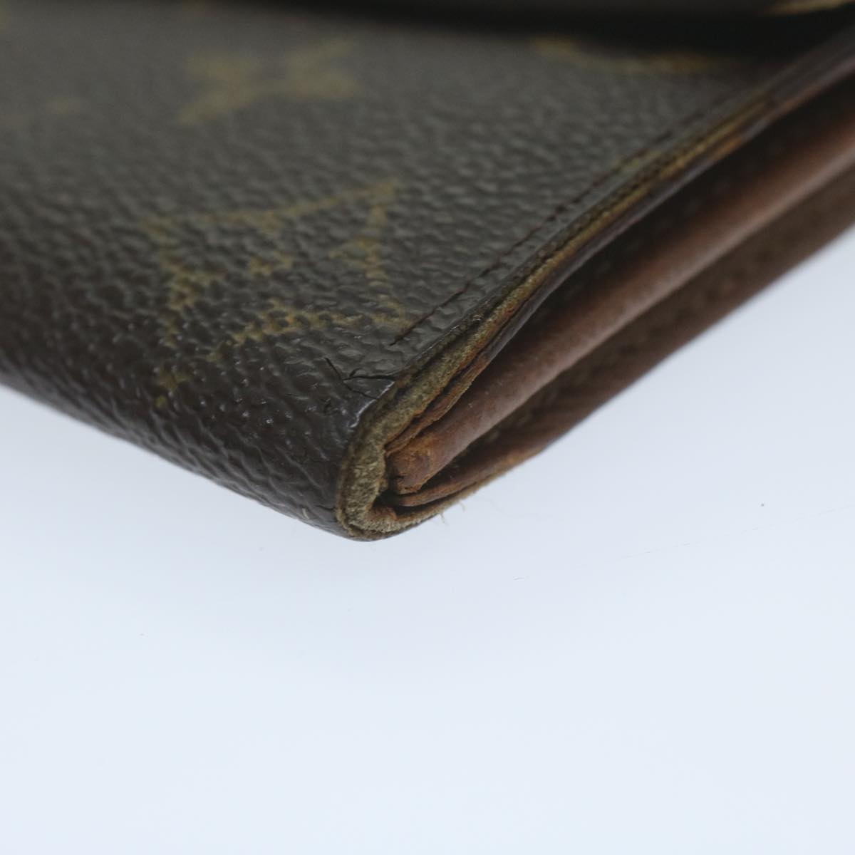 LOUIS VUITTON Monogram Pochette Porte Monnaie Credit Wallet M61725 LV Auth 65040