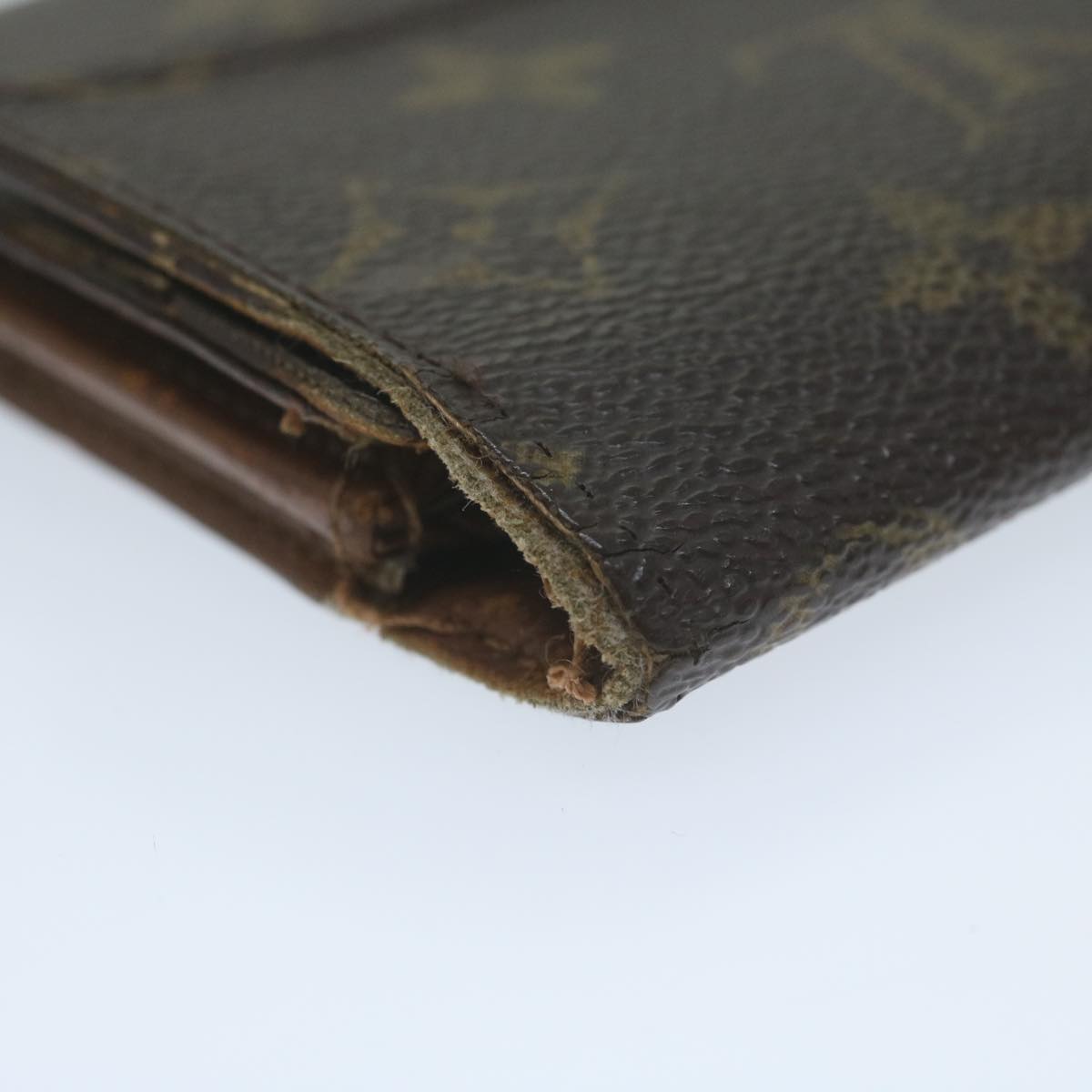 LOUIS VUITTON Monogram Pochette Porte Monnaie Credit Wallet M61725 LV Auth 65040