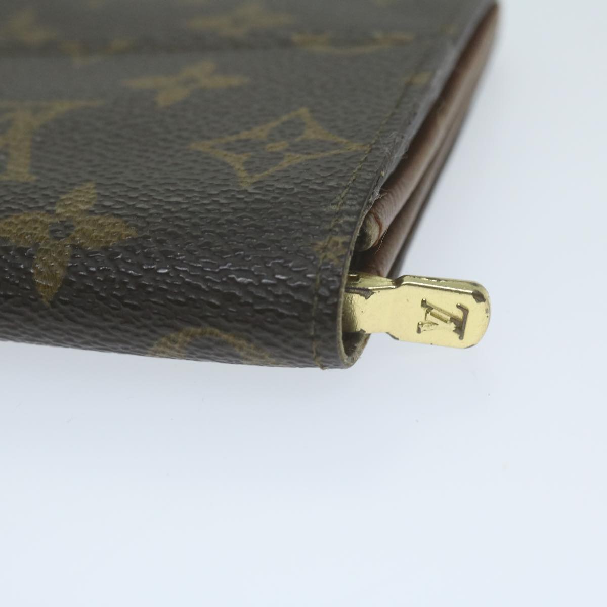 LOUIS VUITTON Monogram Pochette Porte Monnaie Credit Wallet M61725 LV Auth 65041