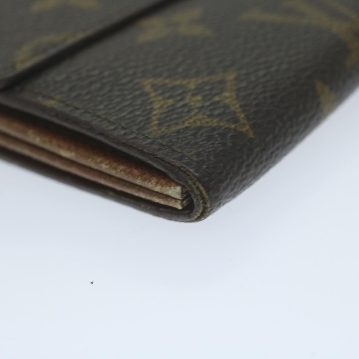 LOUIS VUITTON Monogram Pochette Porte Monnaie Credit Wallet M61725 LV Auth 65041