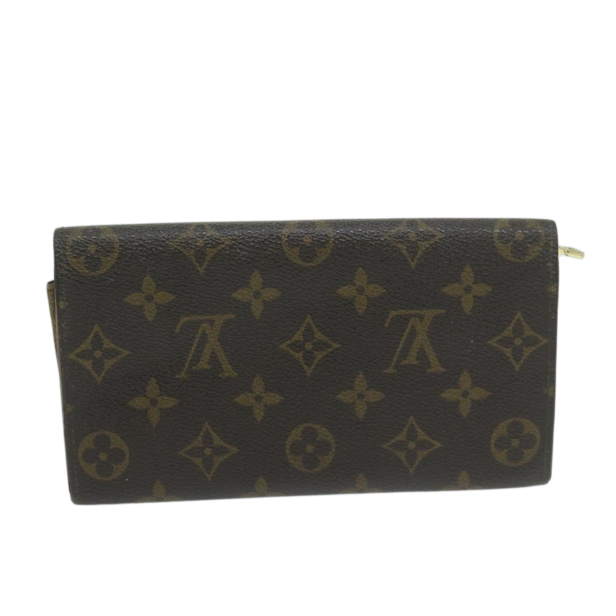 LOUIS VUITTON Monogram Pochette Porte Monnaie Credit Wallet M61725 LV Auth 65041