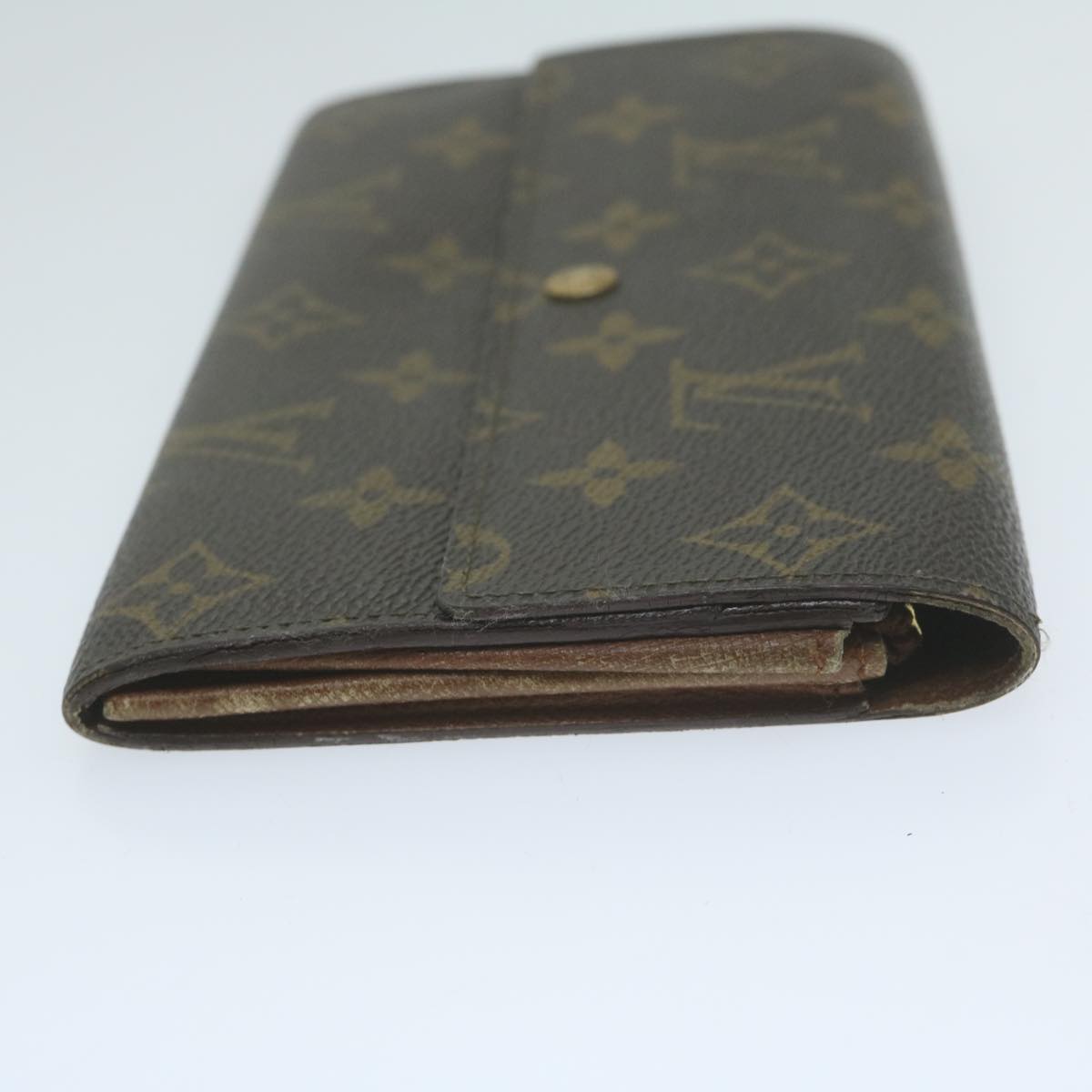 LOUIS VUITTON Monogram Pochette Porte Monnaie Credit Wallet M61725 LV Auth 65041