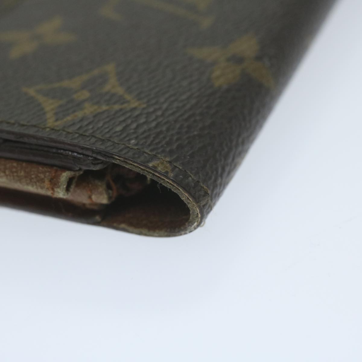 LOUIS VUITTON Monogram Pochette Porte Monnaie Credit Wallet M61725 LV Auth 65041