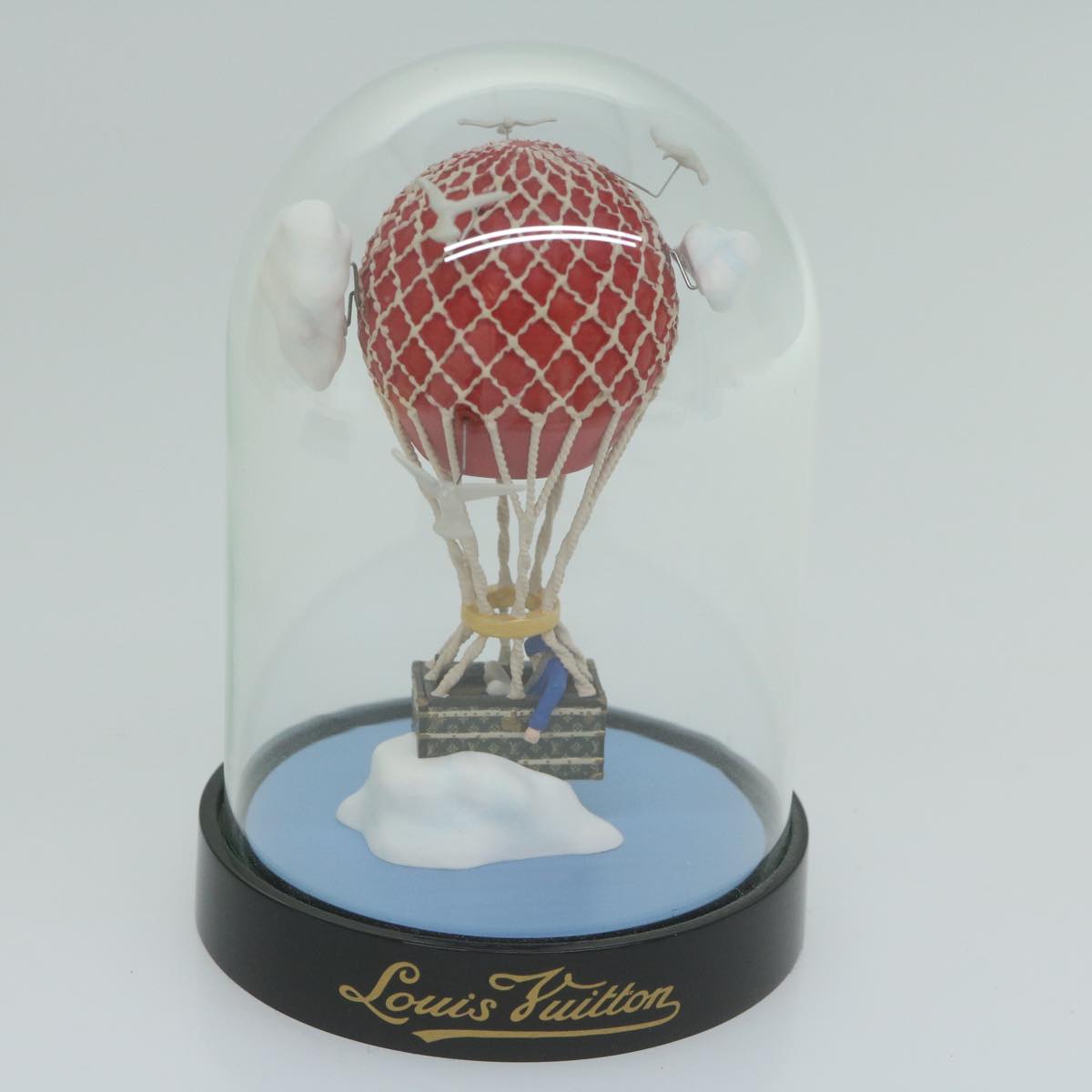 LOUIS VUITTON Snow Globe balloon VIP Only Clear Red LV Auth 65058A