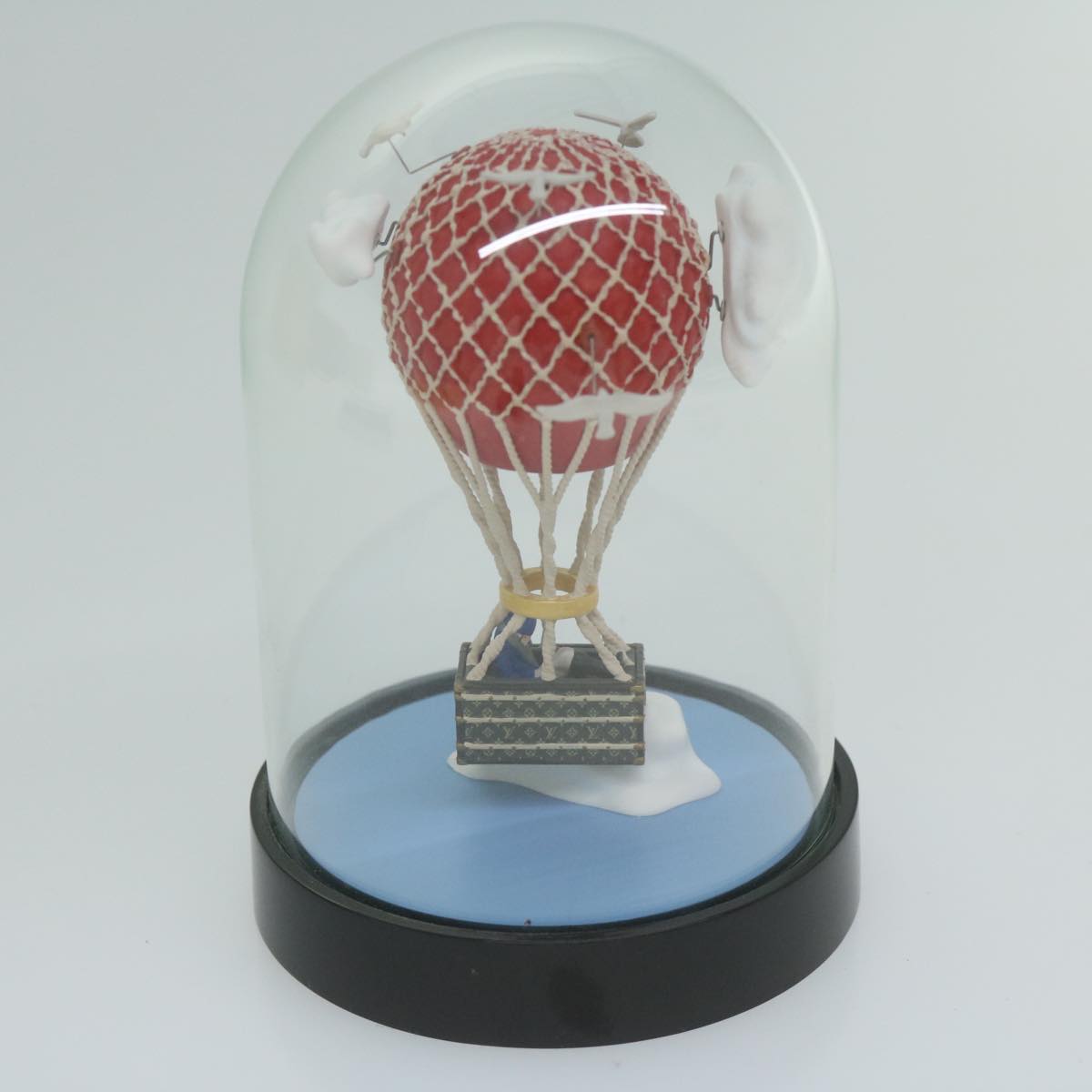 LOUIS VUITTON Snow Globe balloon VIP Only Clear Red LV Auth 65058A