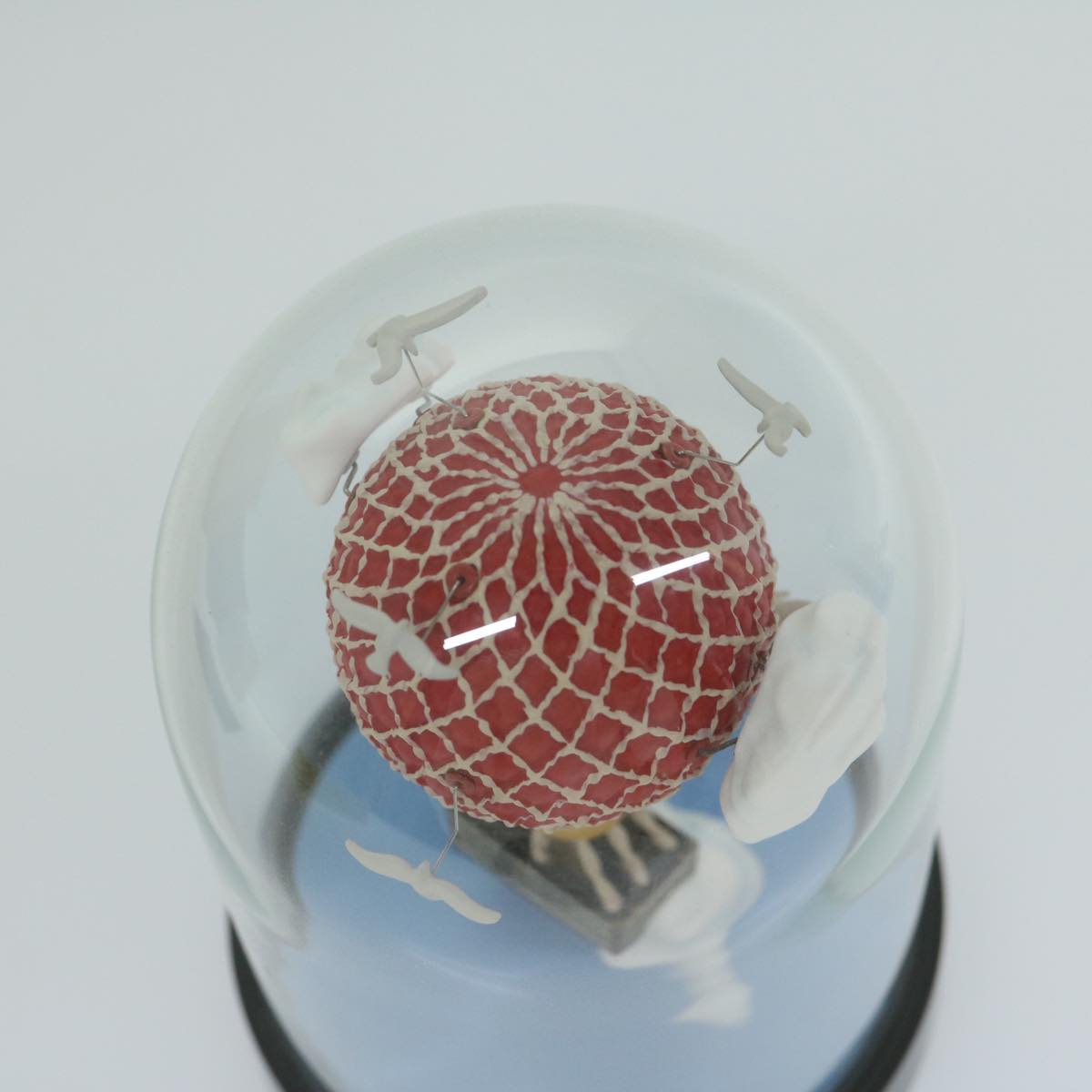 LOUIS VUITTON Snow Globe balloon VIP Only Clear Red LV Auth 65058A