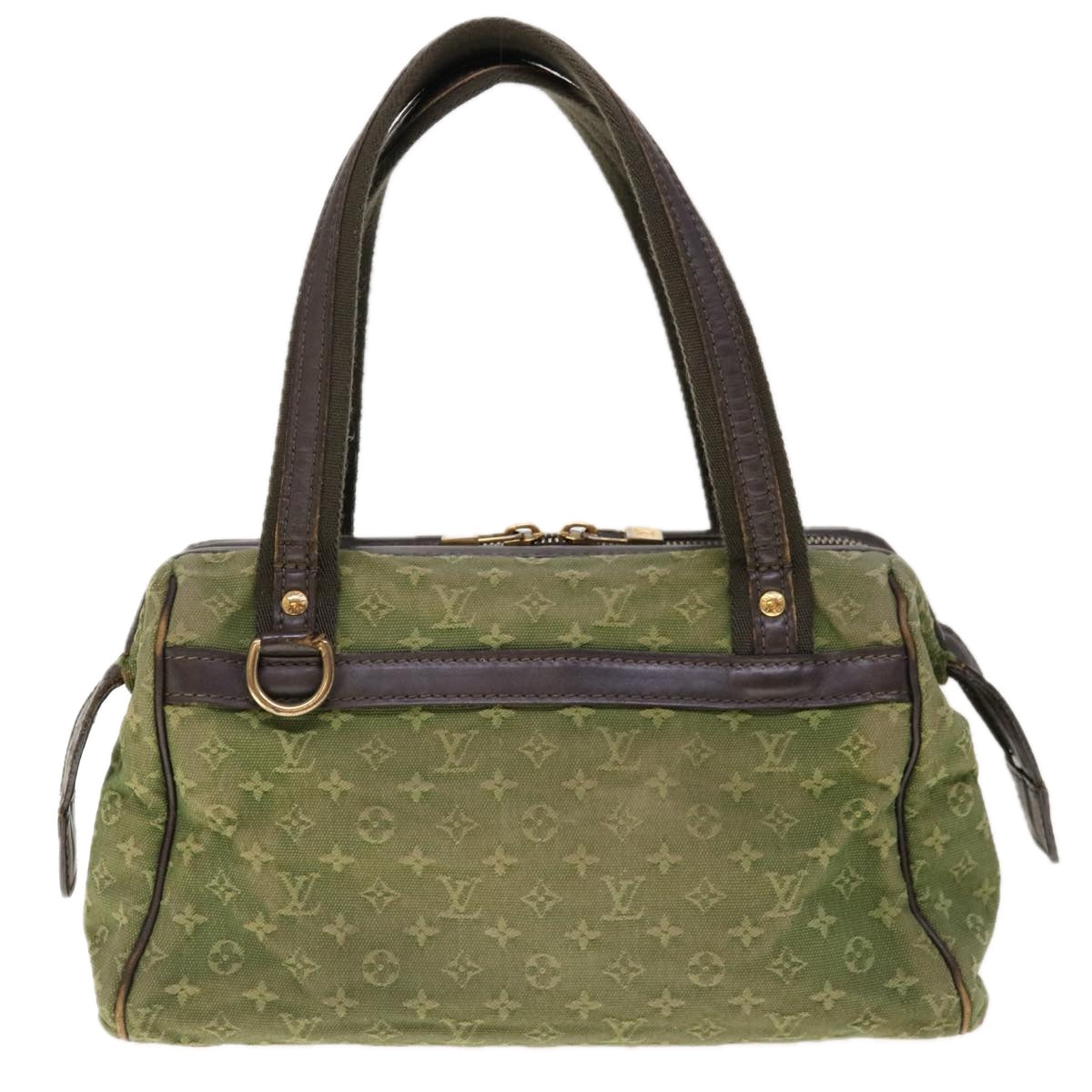 LOUIS VUITTON Monogram Mini Josephine PM Hand Bag TST Khaki M92415 LV Auth 65059