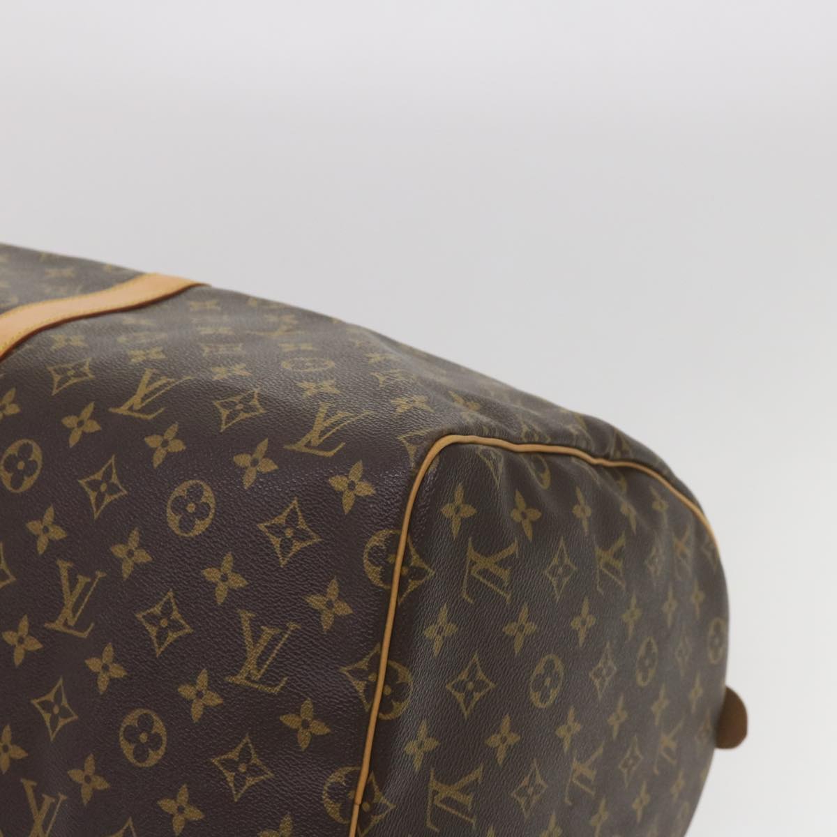 LOUIS VUITTON Monogram Keepall 55 Boston Bag M41424 LV Auth 65115